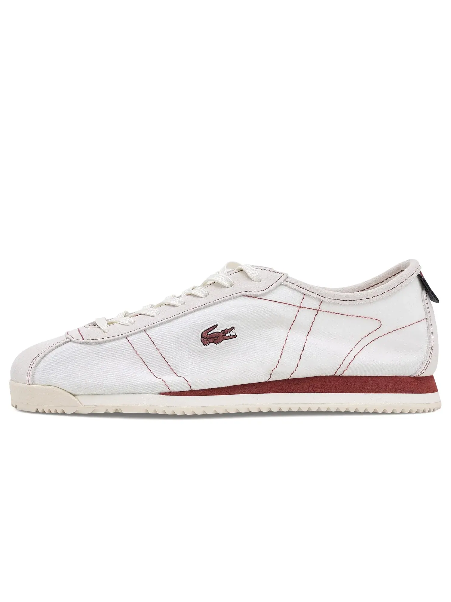 Низкие кроссовки Club-Low Lacoste — изображение 4 из 4, белый/темный коричневый