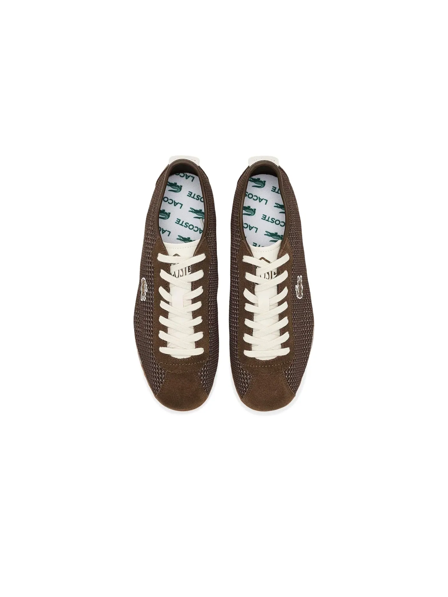 Низкие кроссовки Club-Low Lacoste — изображение 2 из 4, коричневый/белый