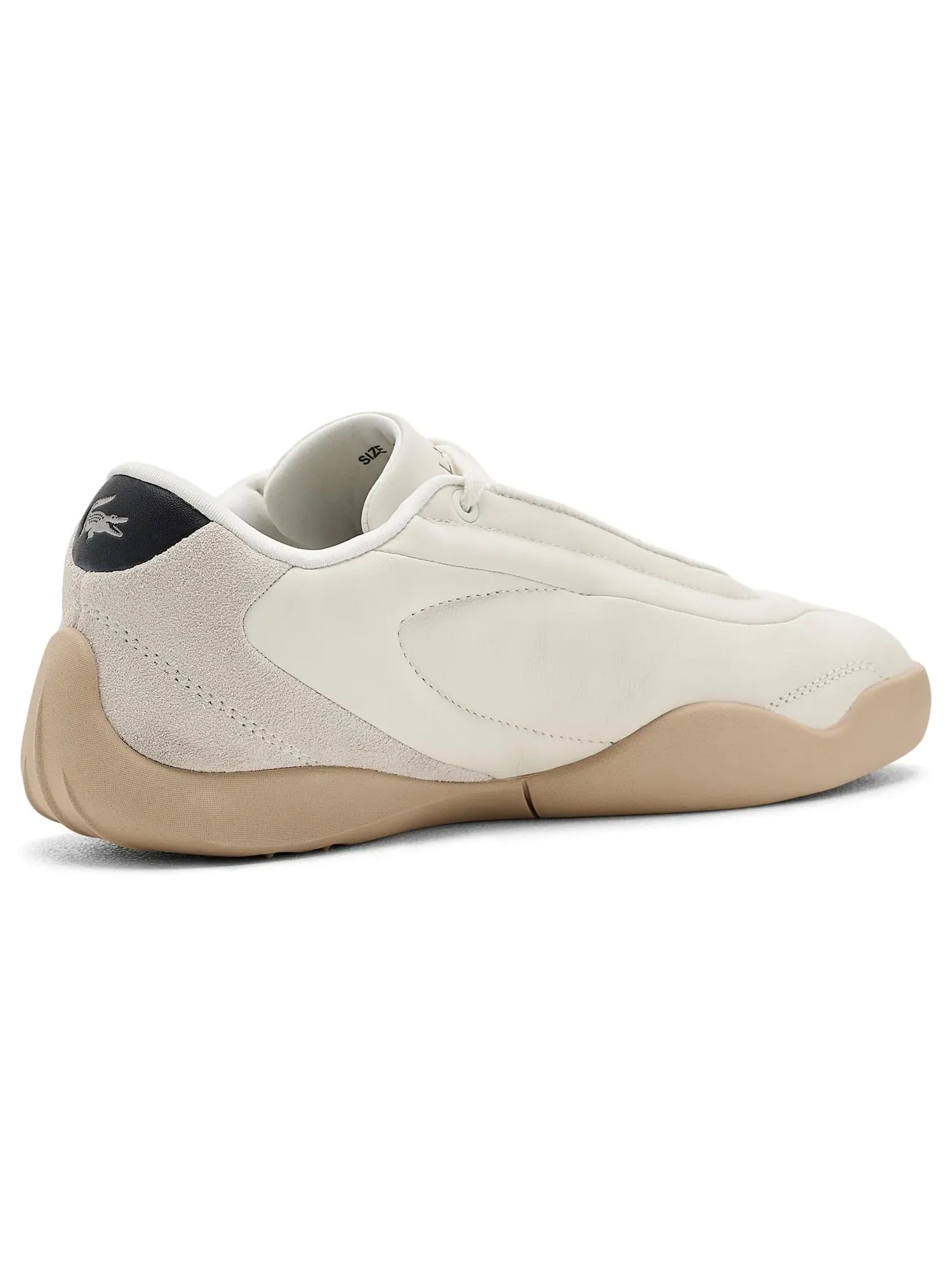 Кожаные кроссовки Protect Leather Sneakers Lacoste — изображение 3 из 4, белый/светлый коричневый