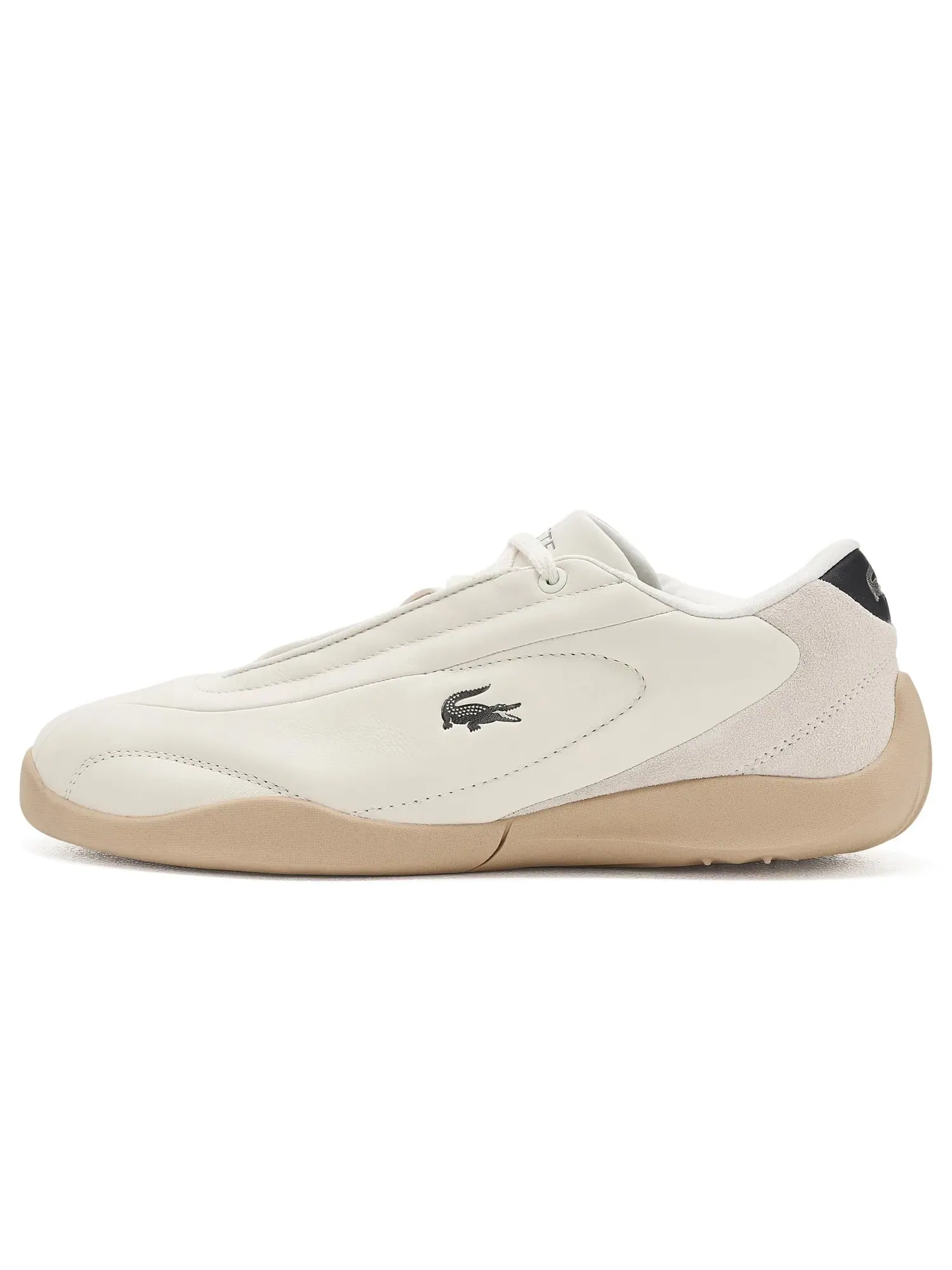 Кожаные кроссовки Protect Leather Sneakers Lacoste — изображение 4 из 4, белый/светлый коричневый