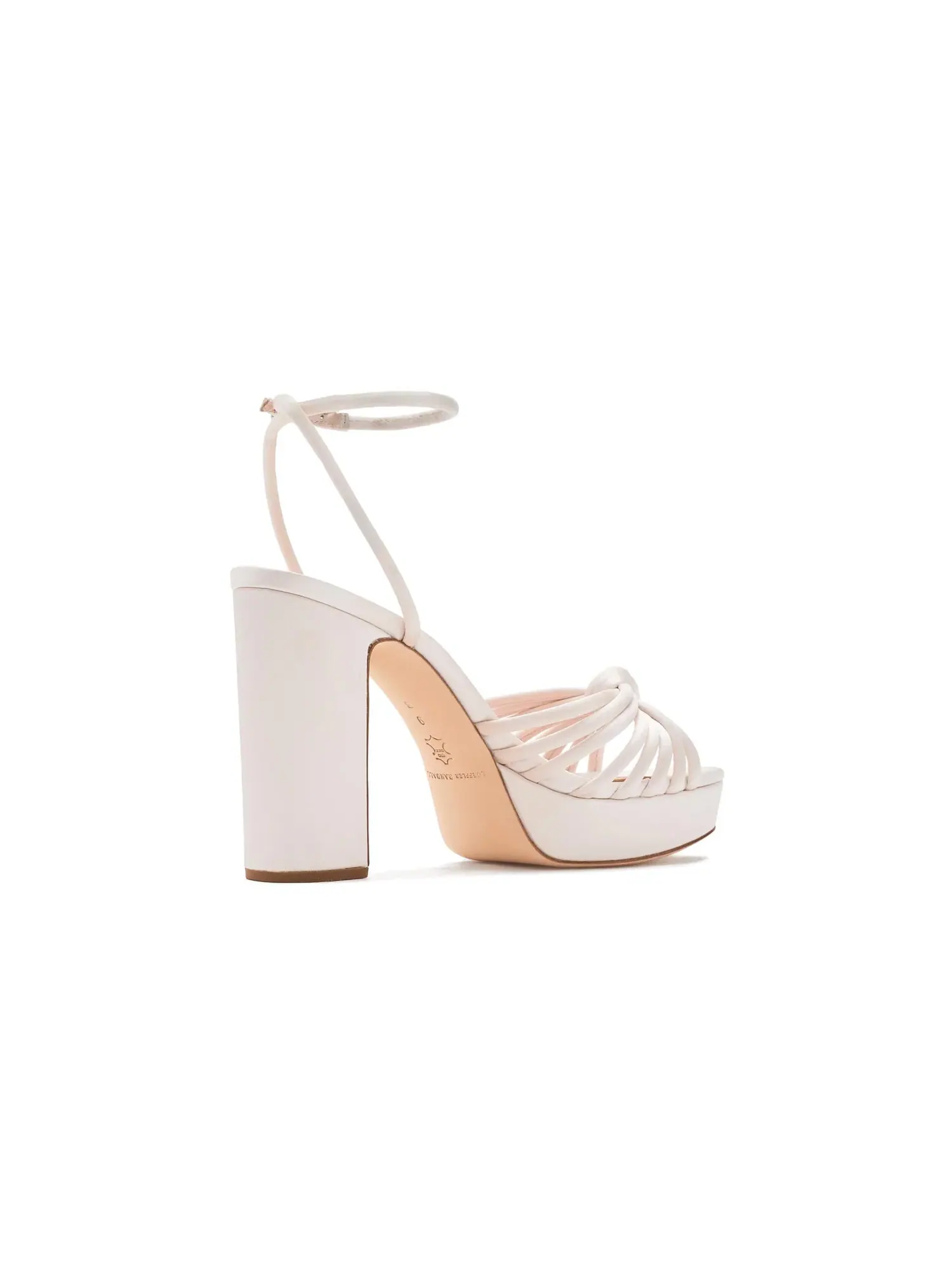 Сандалии на платформе Rivka Knot Loeffler Randall — изображение 2 из 4, бежевый
