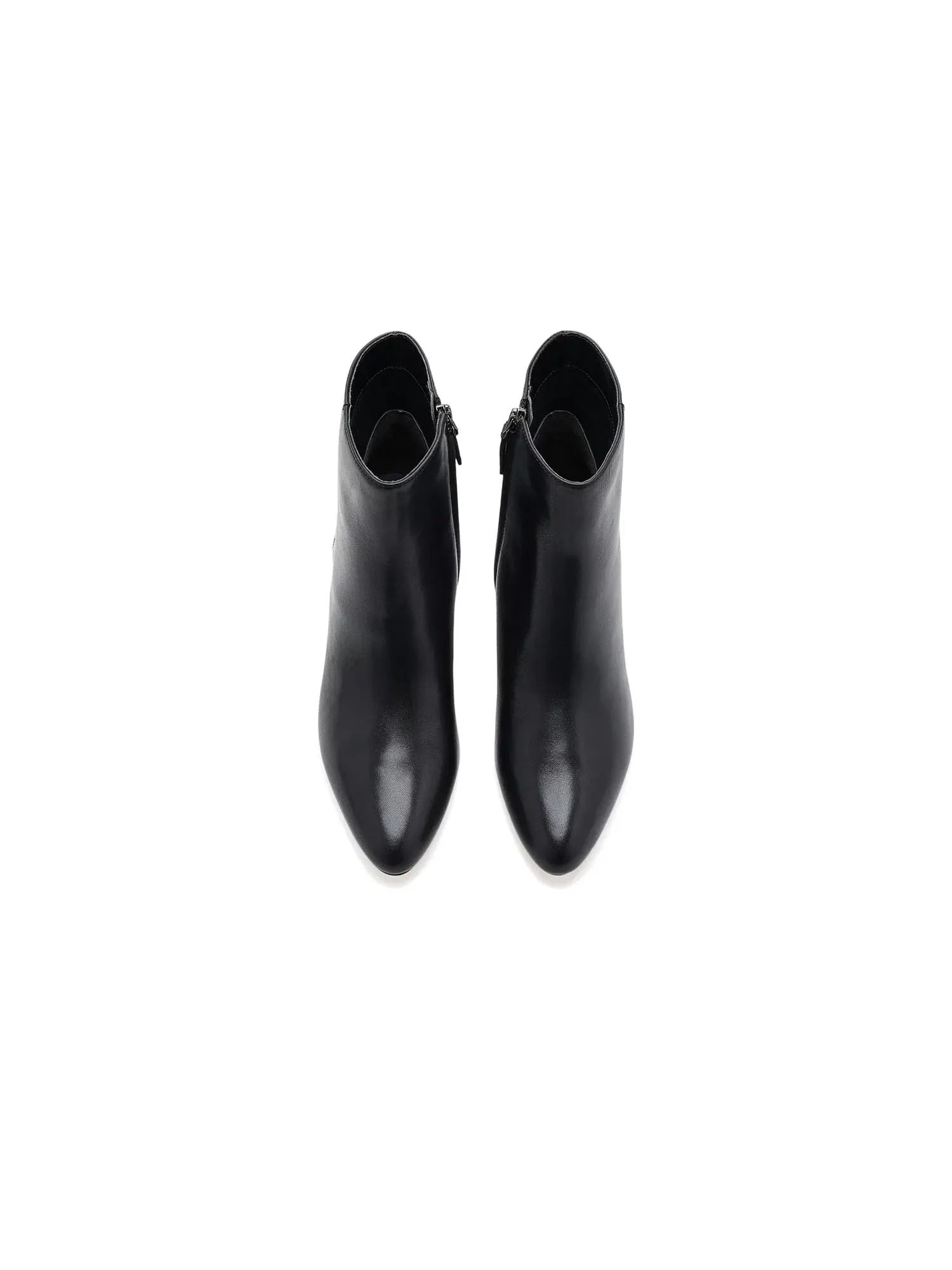Ботильоны на каблуке из телячьей кожи Emersyn Lauren Ralph Lauren — изображение 2 из 4, черный