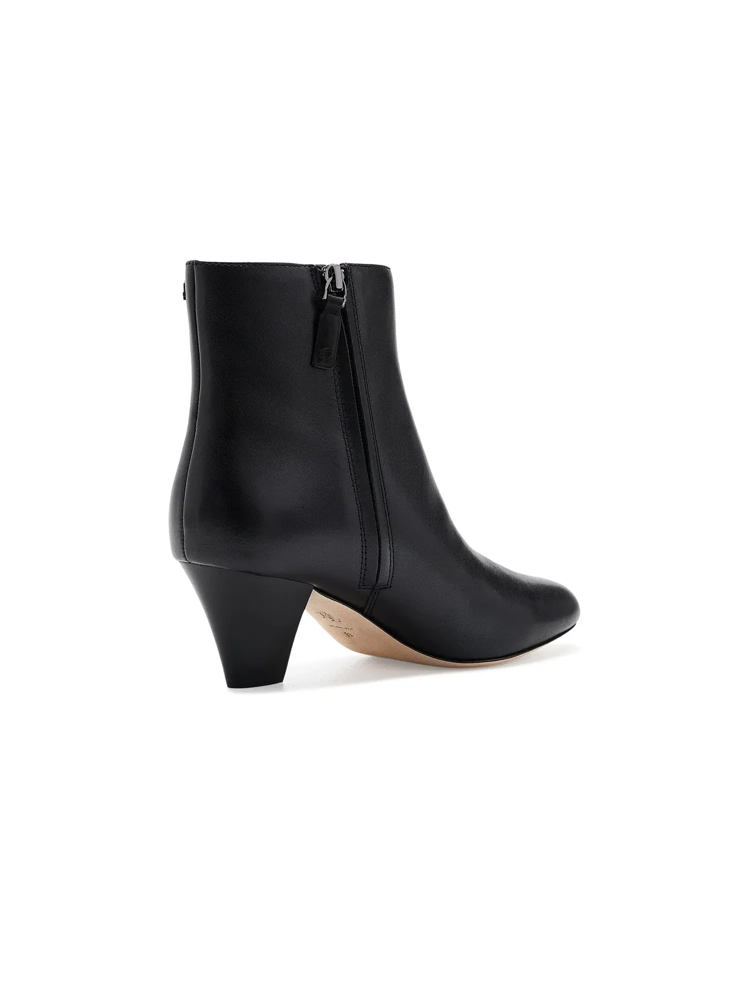 Ботильоны на каблуке из телячьей кожи Emersyn Lauren Ralph Lauren — изображение 3 из 4, черный