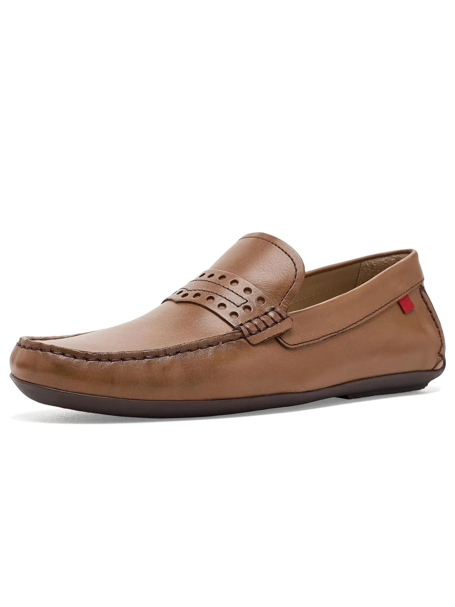 Кожаные лоферы Bradford Street Marc Joseph New York — изображение 1 из 4, бежевый