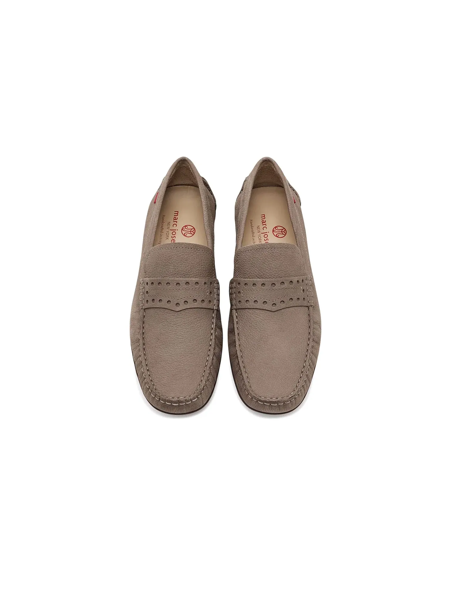 Кожаные лоферы Bradford Street Marc Joseph New York — изображение 2 из 4, тауп