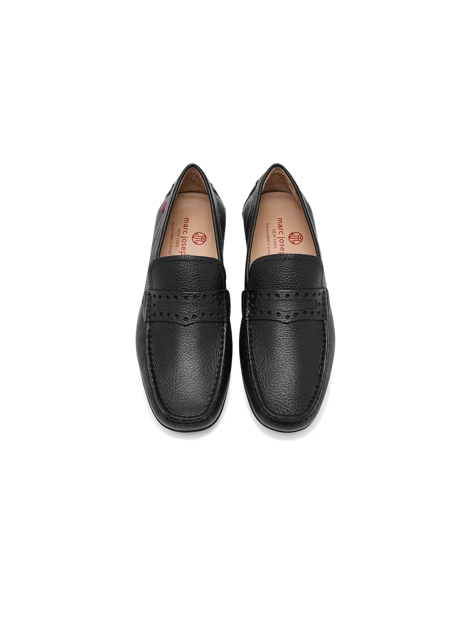 Кожаные лоферы Bradford Street Marc Joseph New York — изображение 2 из 4, черный