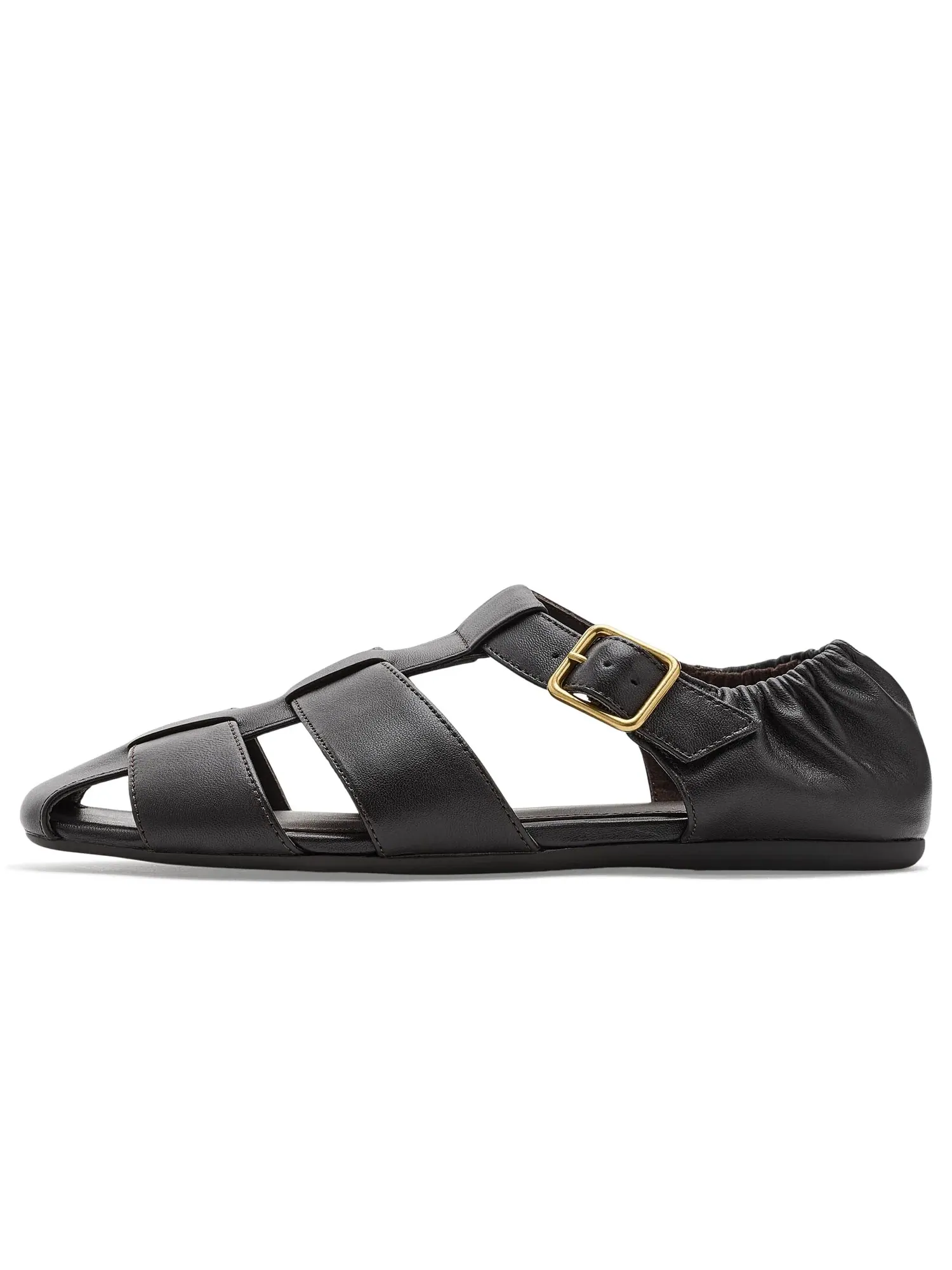 Сандалии Greta Fisherman Flats Madewell — изображение 4 из 4, карабовый