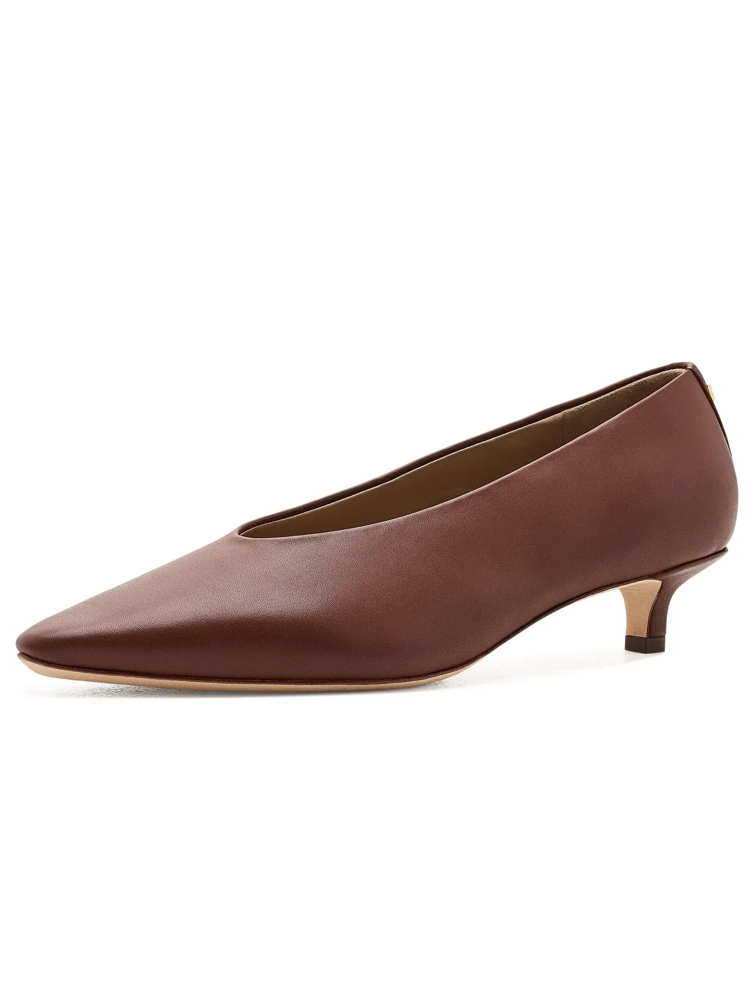 Туфли Francesca Nappa Leather Pumps Lauren Ralph Lauren — изображение 1 из 4, бежевый