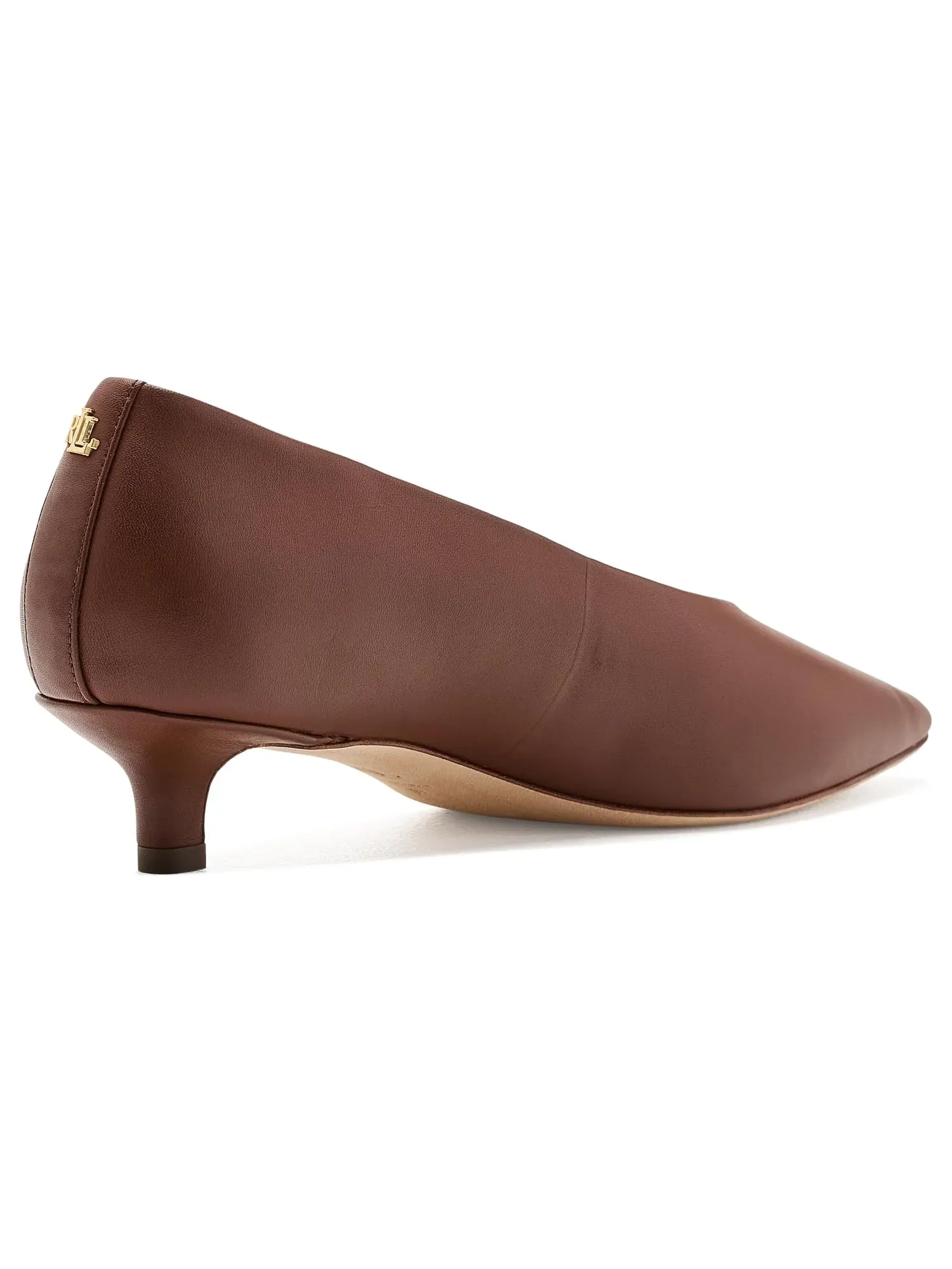 Туфли Francesca Nappa Leather Pumps Lauren Ralph Lauren — изображение 3 из 4, бежевый