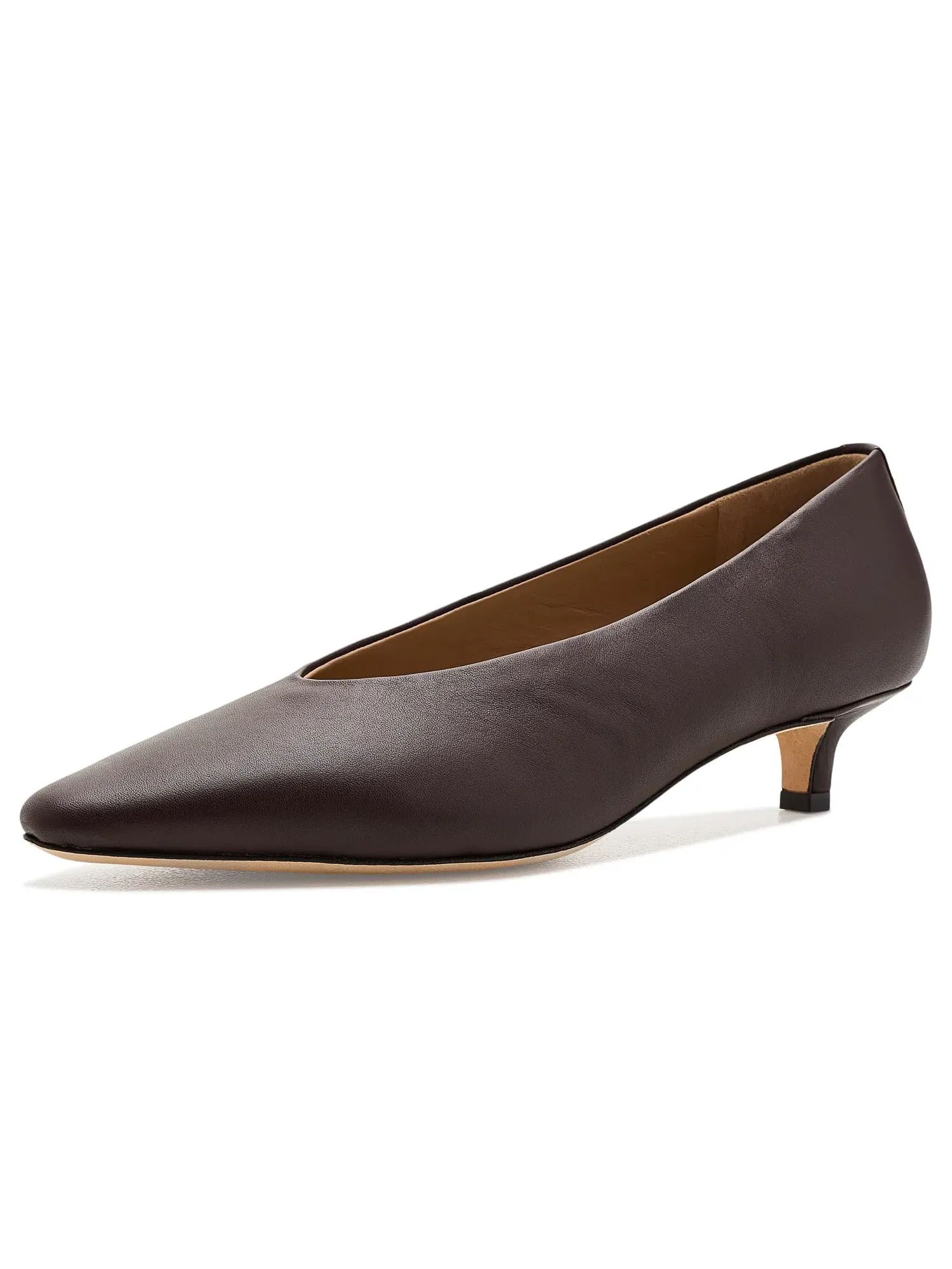 Туфли Francesca Nappa Leather Pumps Lauren Ralph Lauren — изображение 1 из 4, коричневый