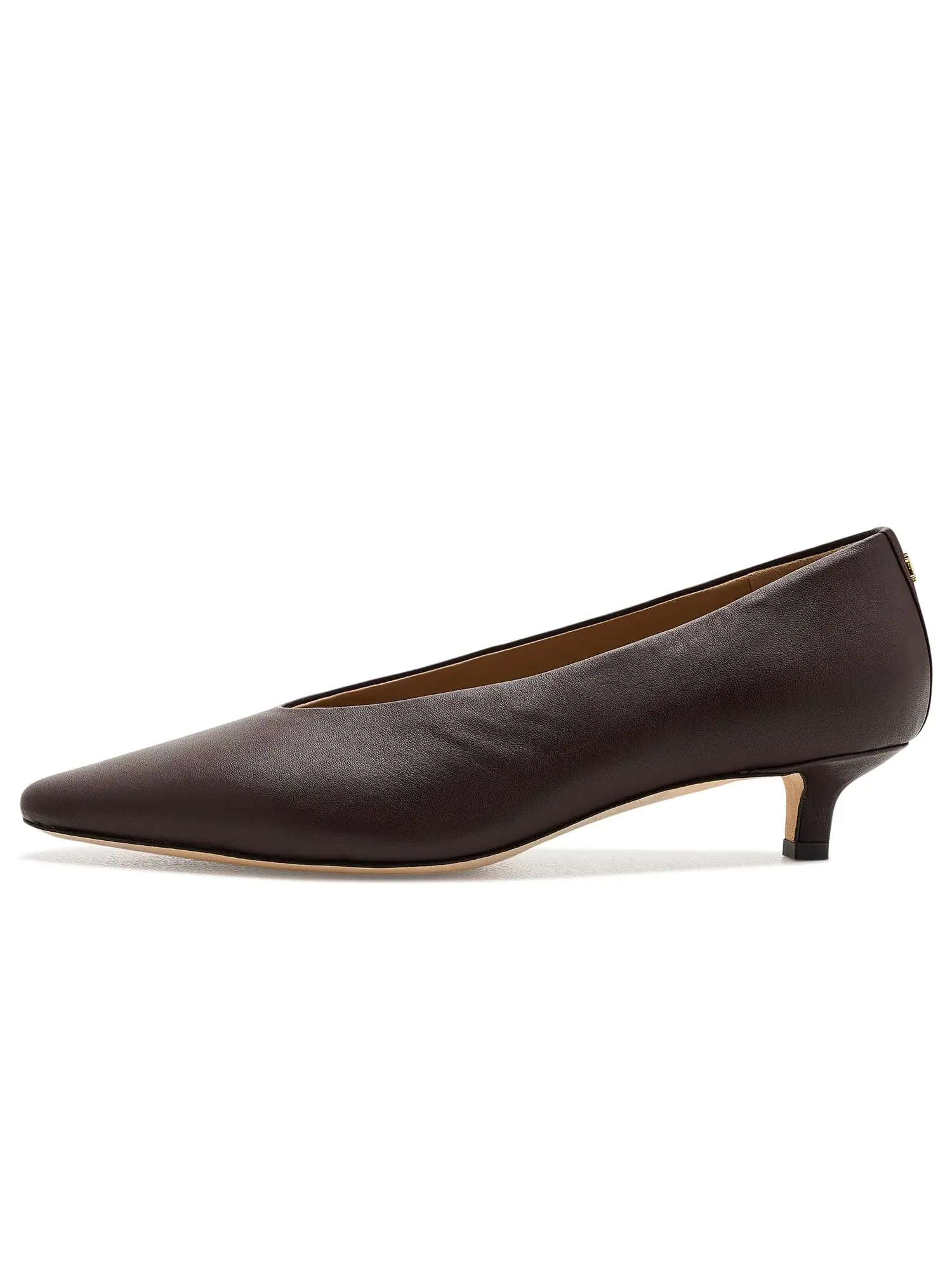 Туфли Francesca Nappa Leather Pumps Lauren Ralph Lauren — изображение 4 из 4, коричневый