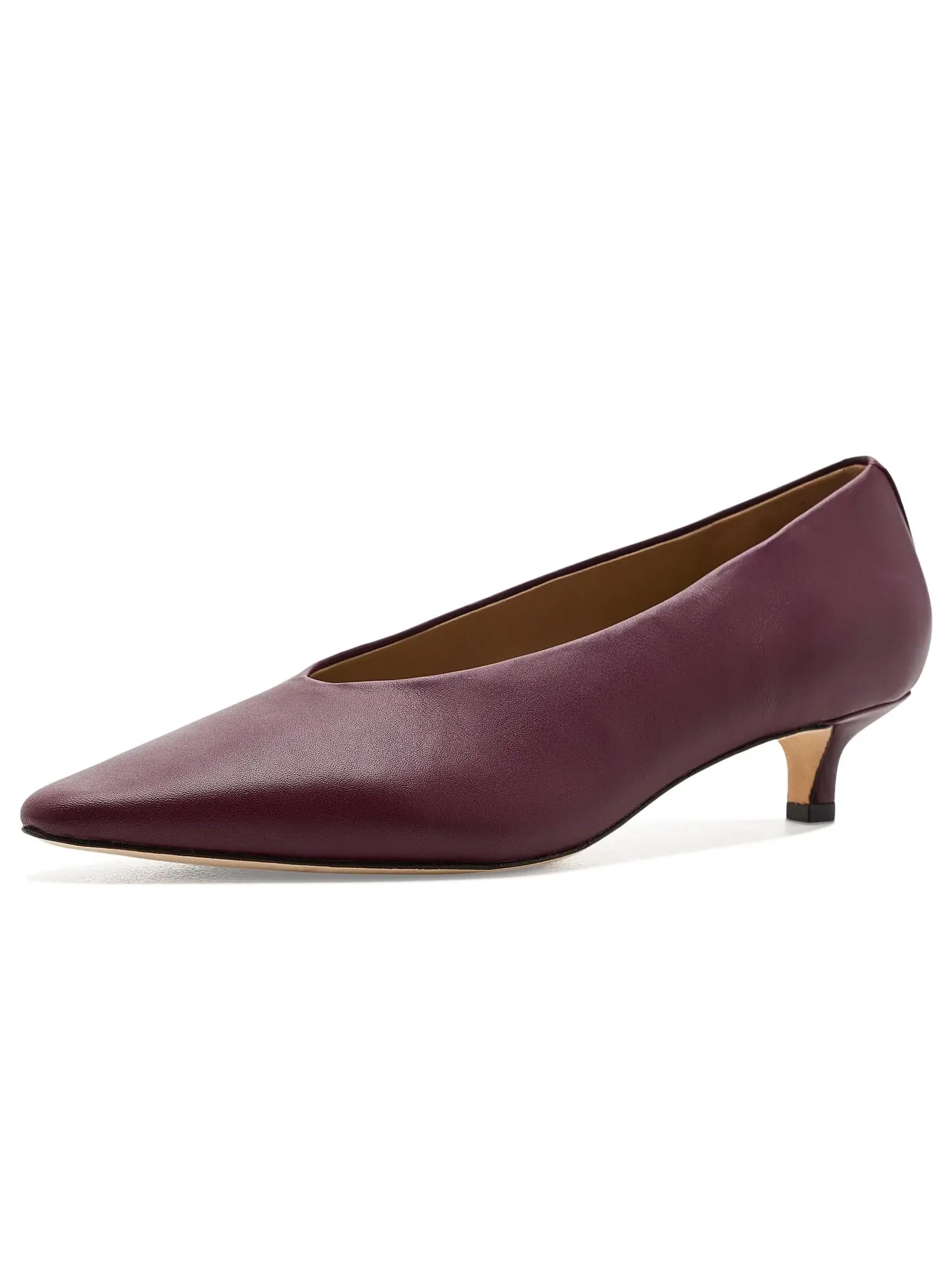 Туфли Francesca Nappa Leather Pumps Lauren Ralph Lauren — изображение 1 из 4, красный
