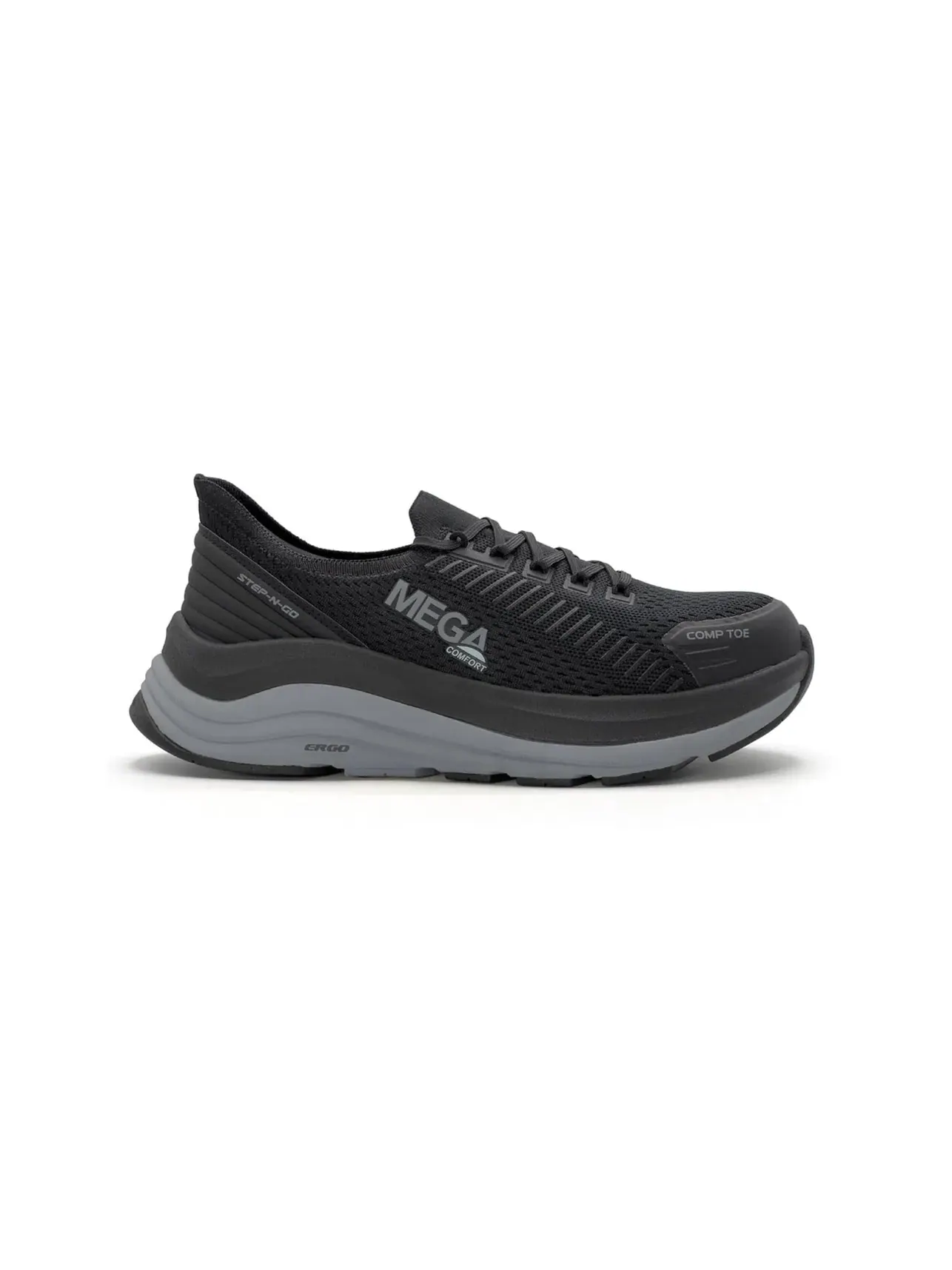 Кроссовки Ergo Europa Composite Toe Megacomfort — изображение 1 из 4, черный