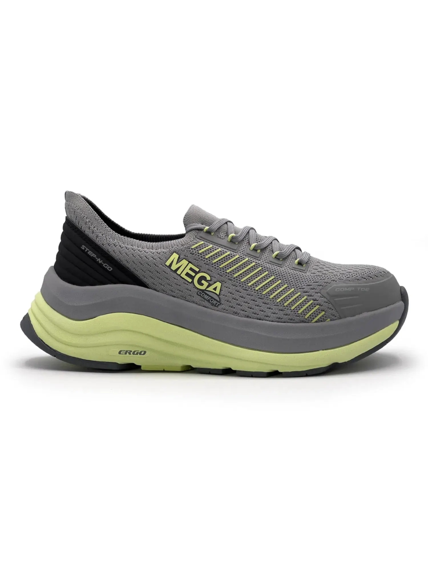 Кроссовки Ergo Europa Composite Toe Megacomfort — серый