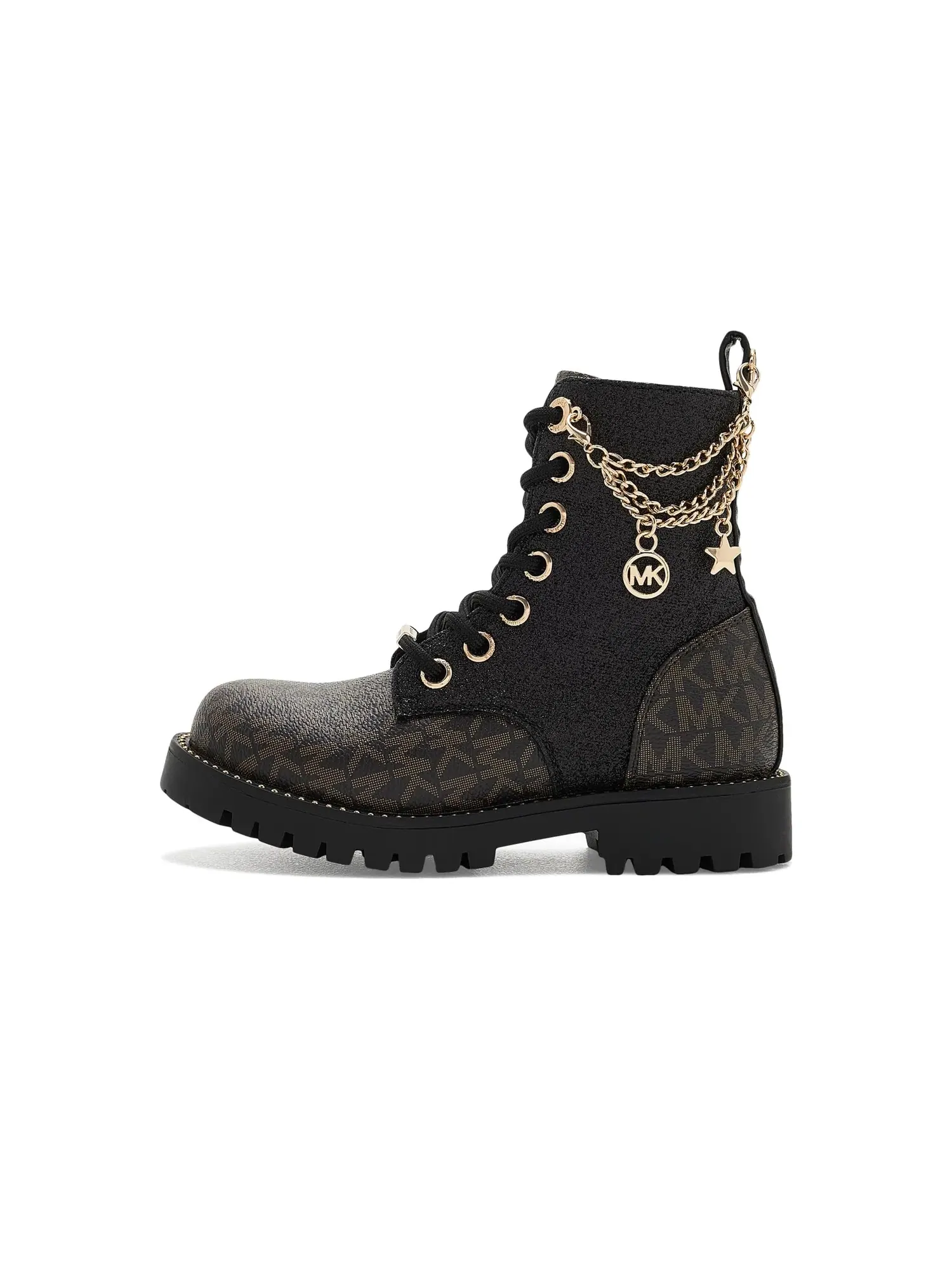 Ботинки Kalina Charm (для маленьких и больших детей) Michael Michael Kors Kids — изображение 4 из 4, коричневый