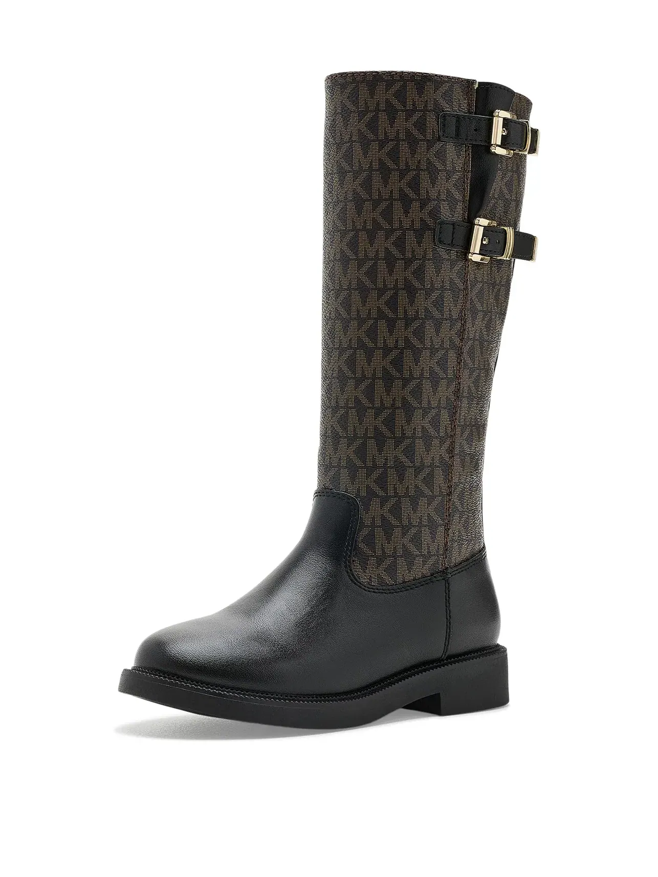 Ботинки Abigail Buckle (для маленьких и больших детей) Michael Michael Kors Kids — коричневый