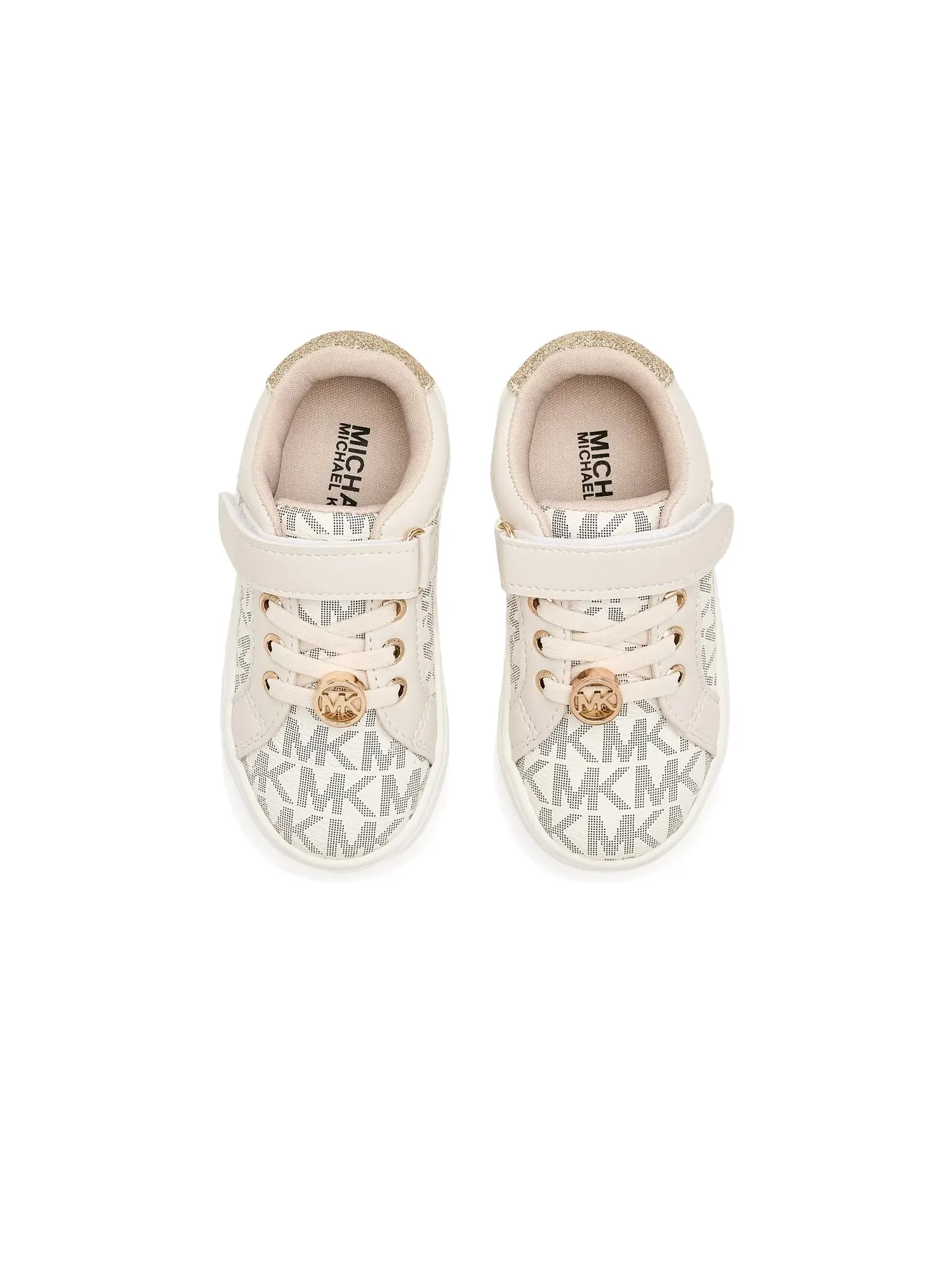 Кроссовки Jem Raine Star PS (для малышей) Michael Michael Kors Kids — изображение 2 из 4, ванильный