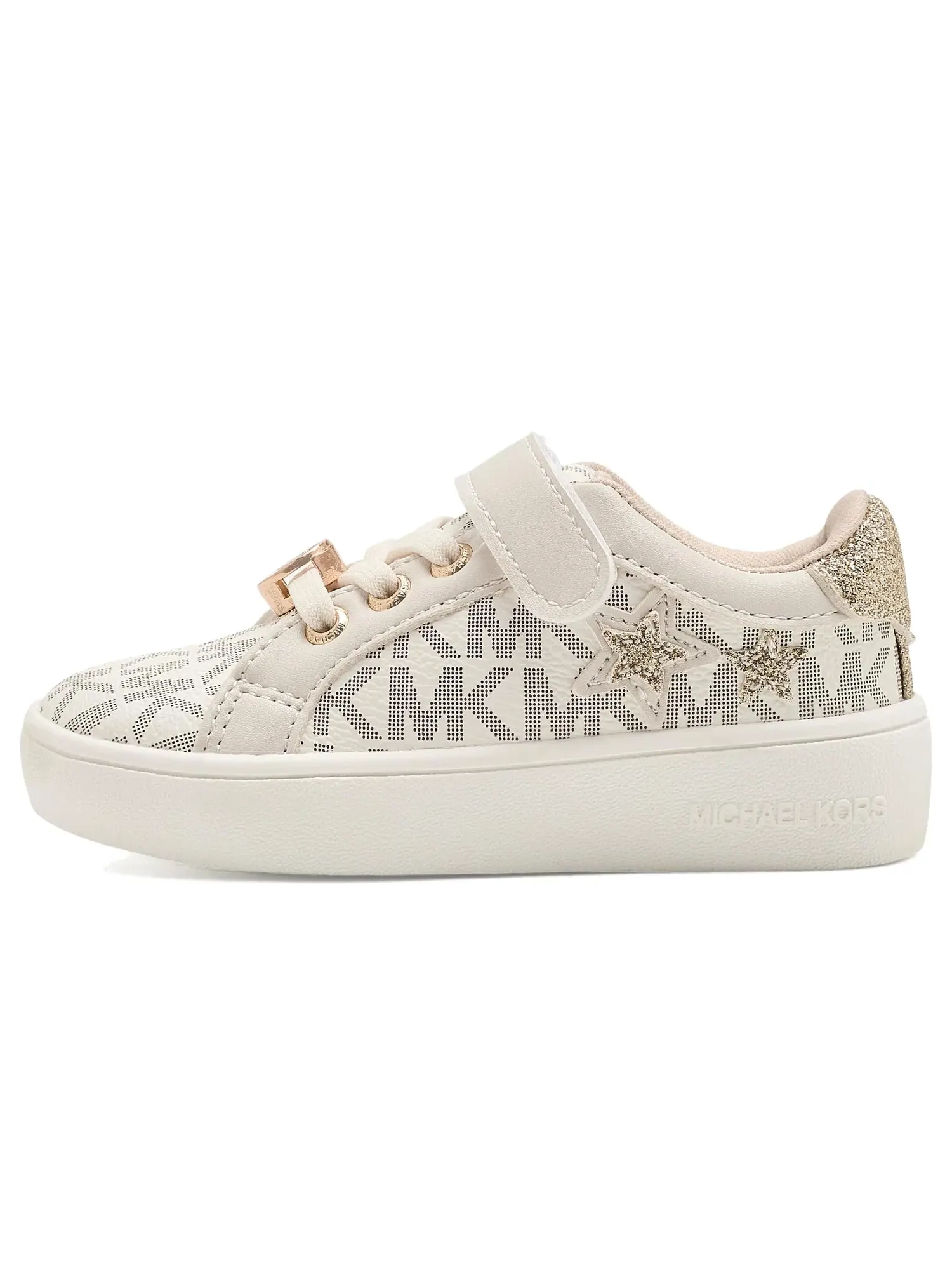 Кроссовки Jem Raine Star PS (для малышей) Michael Michael Kors Kids — изображение 4 из 4, ванильный