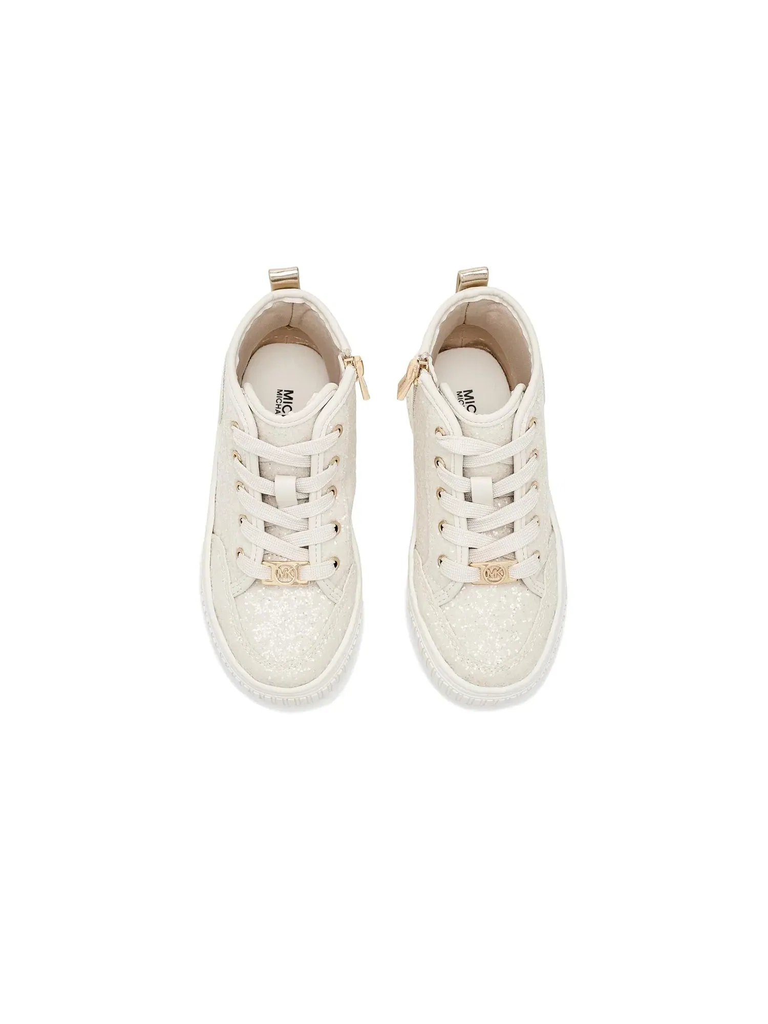 Кроссовки Shea Split Patch (для маленьких и больших детей) Michael Michael Kors Kids — изображение 2 из 4, ванильный