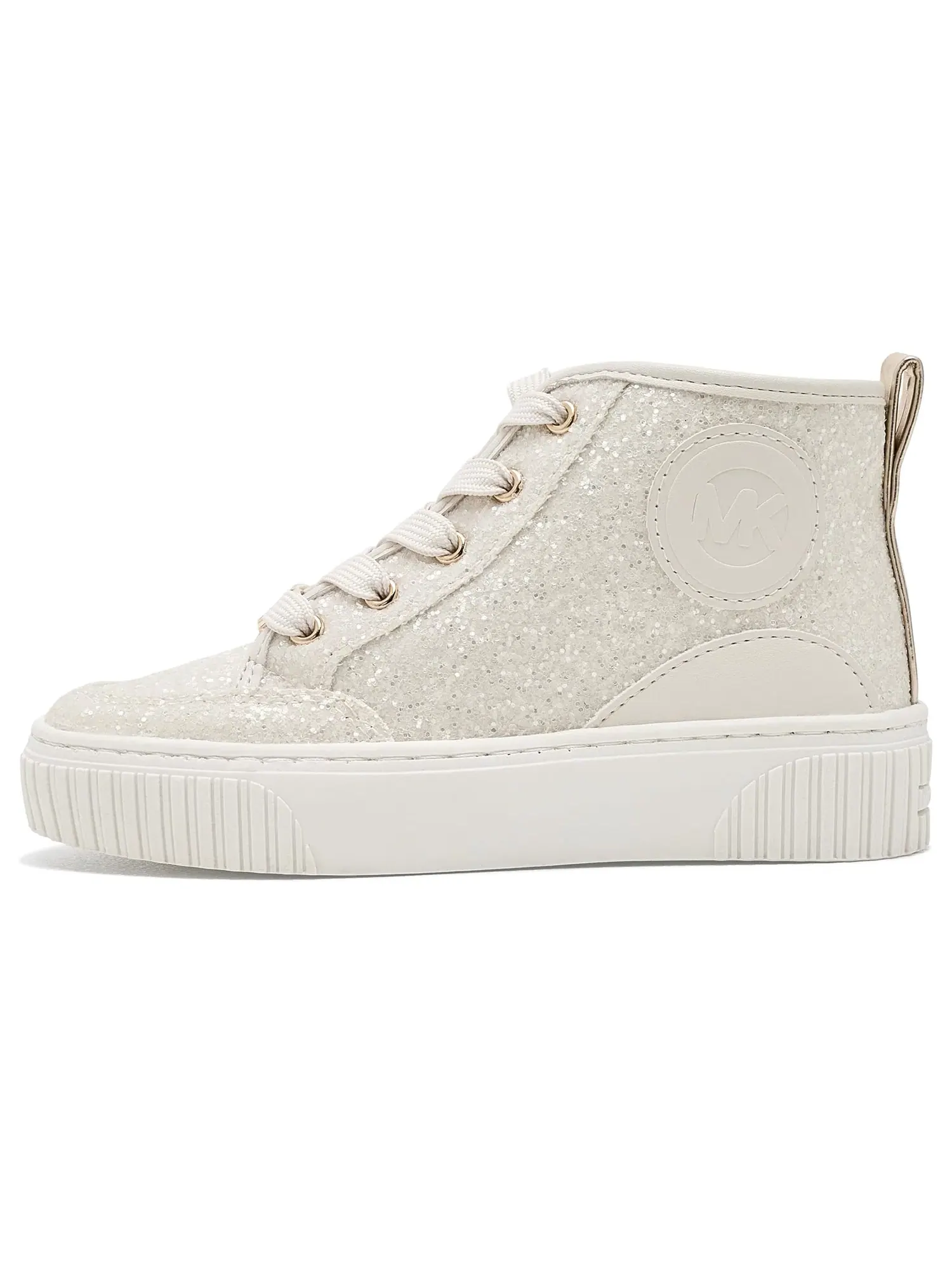 Кроссовки Shea Split Patch (для маленьких и больших детей) Michael Michael Kors Kids — изображение 4 из 4, ванильный