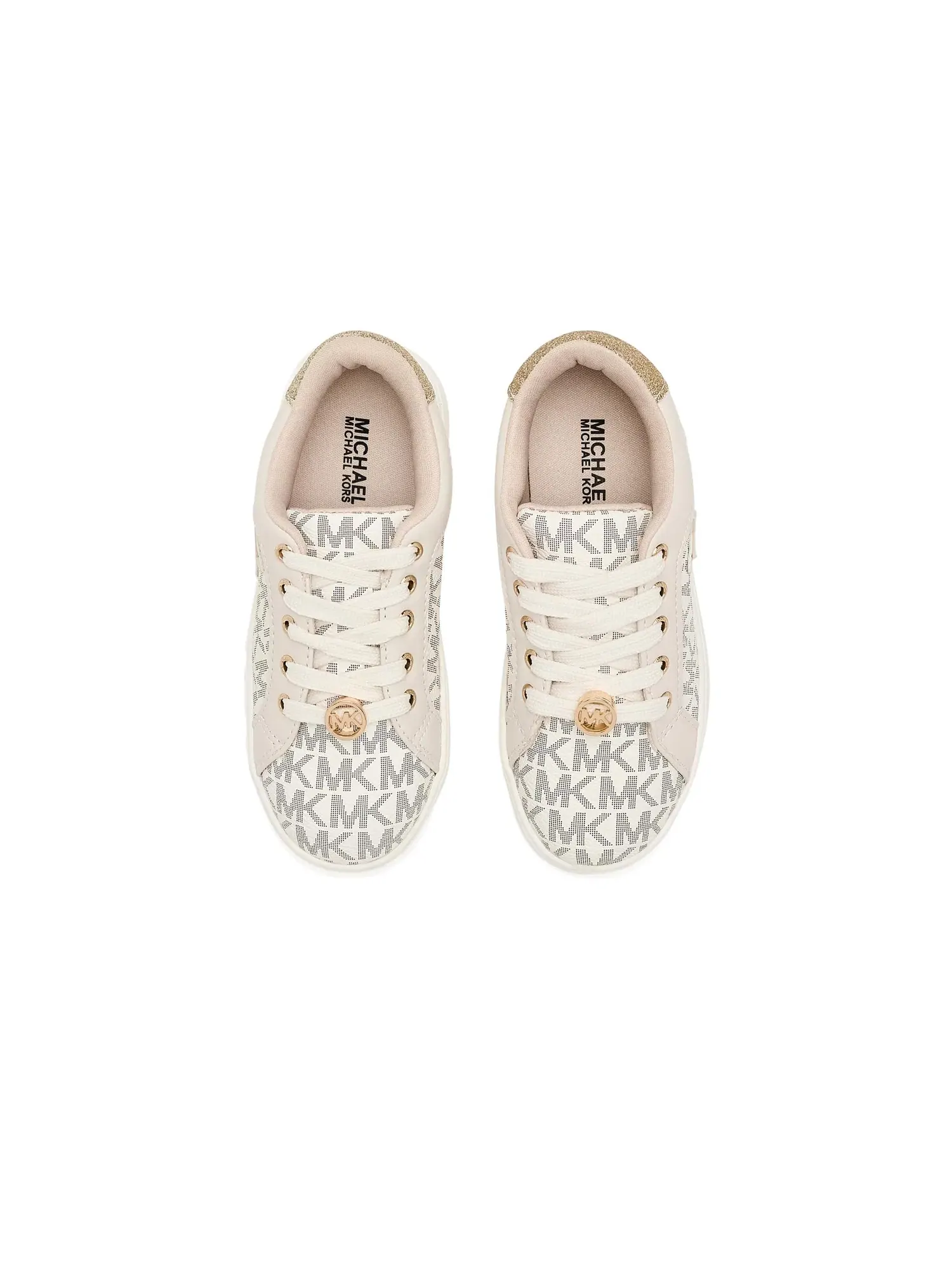 Кроссовки Jem Raine Star (для маленьких и больших детей) Michael Michael Kors Kids — изображение 2 из 4, ванильный