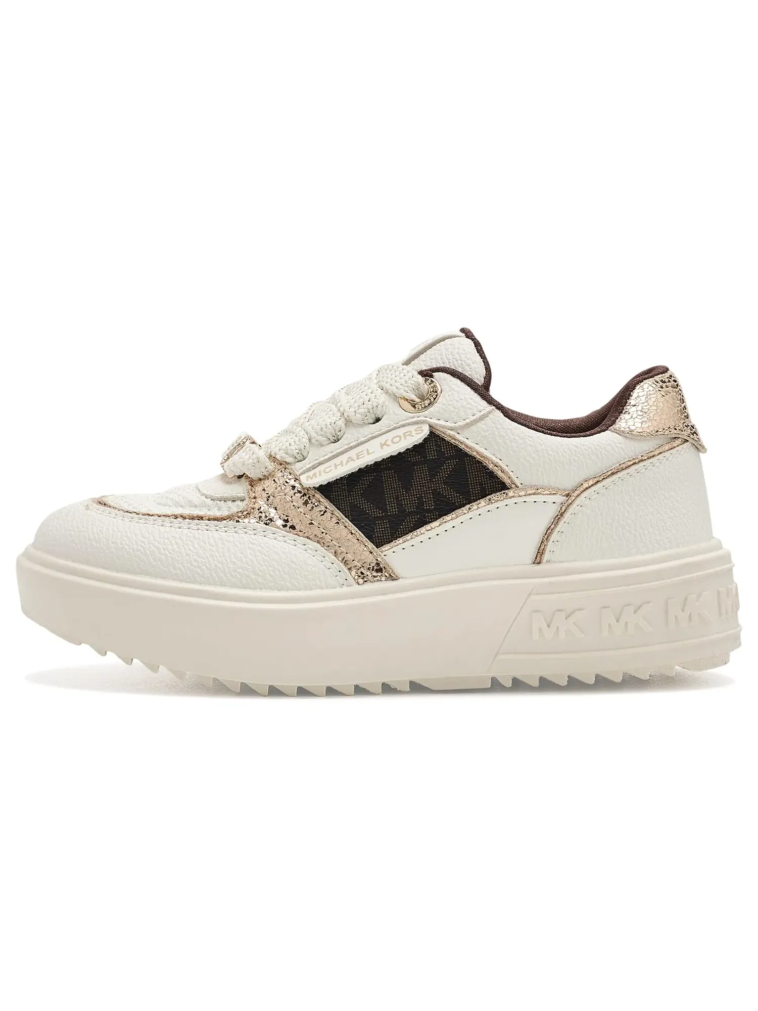 Кроссовки Emmet Clarke (для маленьких и больших детей) Michael Michael Kors Kids — изображение 4 из 4, белый