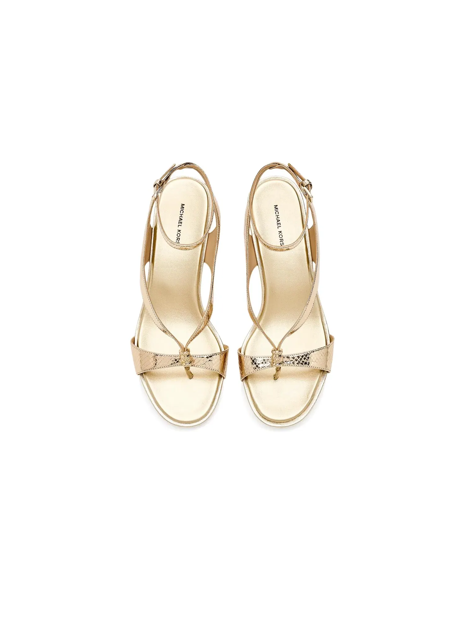 Сандалии Cherie Mid Michael Michael Kors — изображение 2 из 4, бледный золотистый