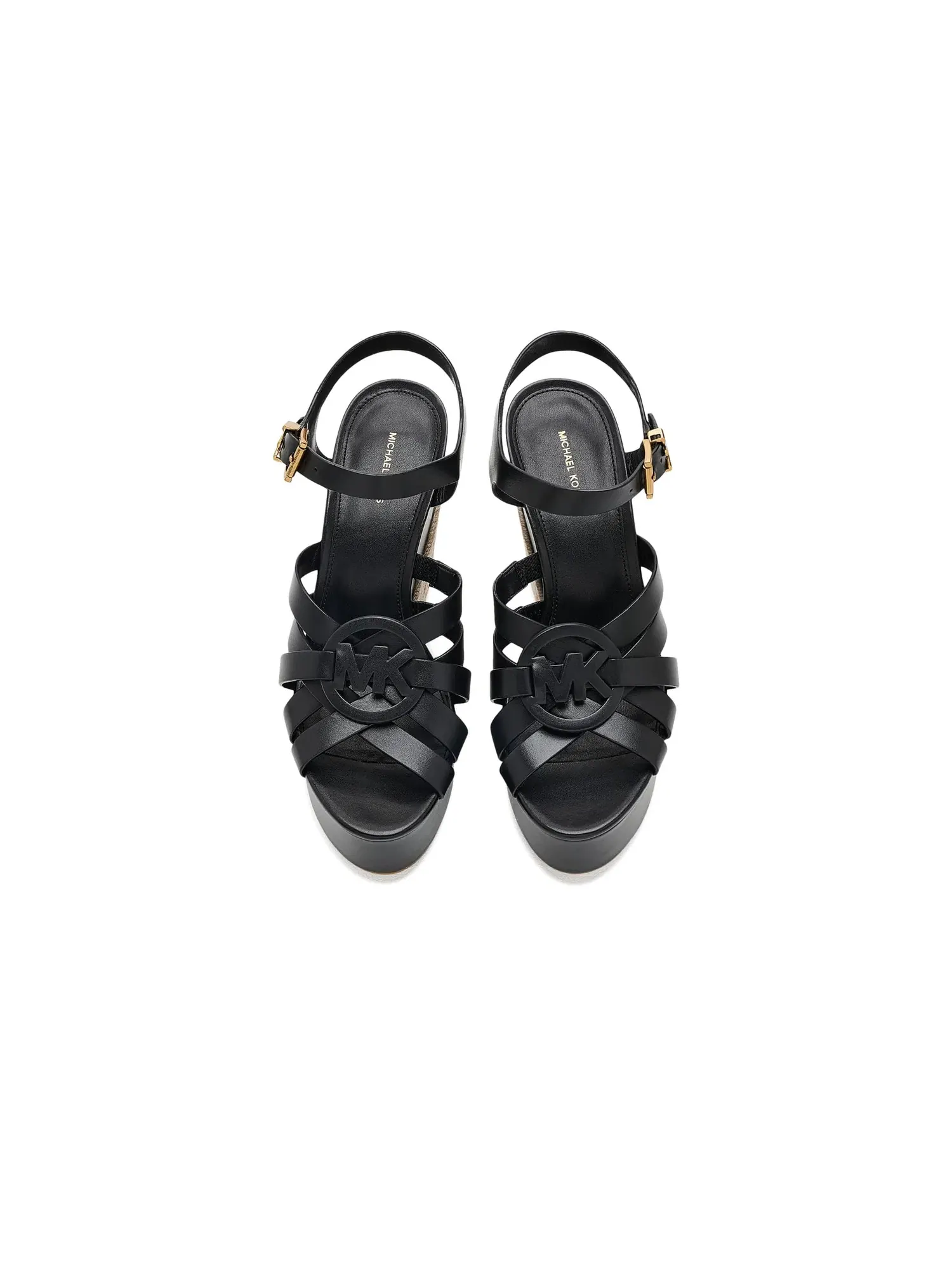 Туфли на каблуке-танкетке Erika Wedges Michael Michael Kors — изображение 2 из 4, черный