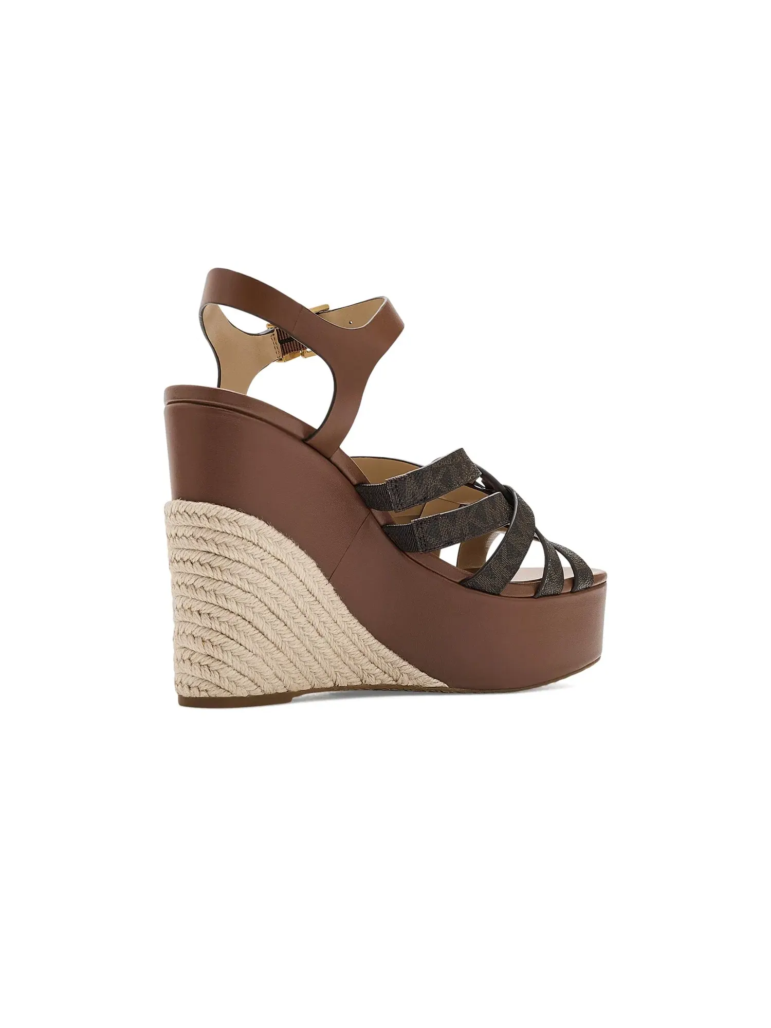 Туфли на каблуке-танкетке Erika Wedges Michael Michael Kors — изображение 3 из 4, коричневый