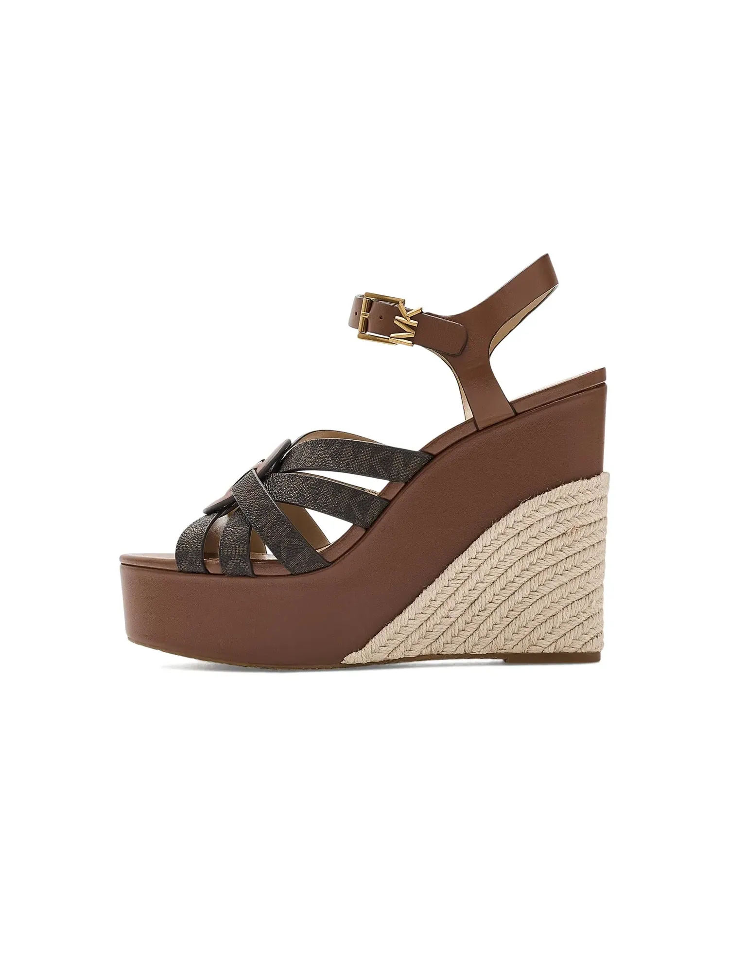 Туфли на каблуке-танкетке Erika Wedges Michael Michael Kors — изображение 4 из 4, коричневый