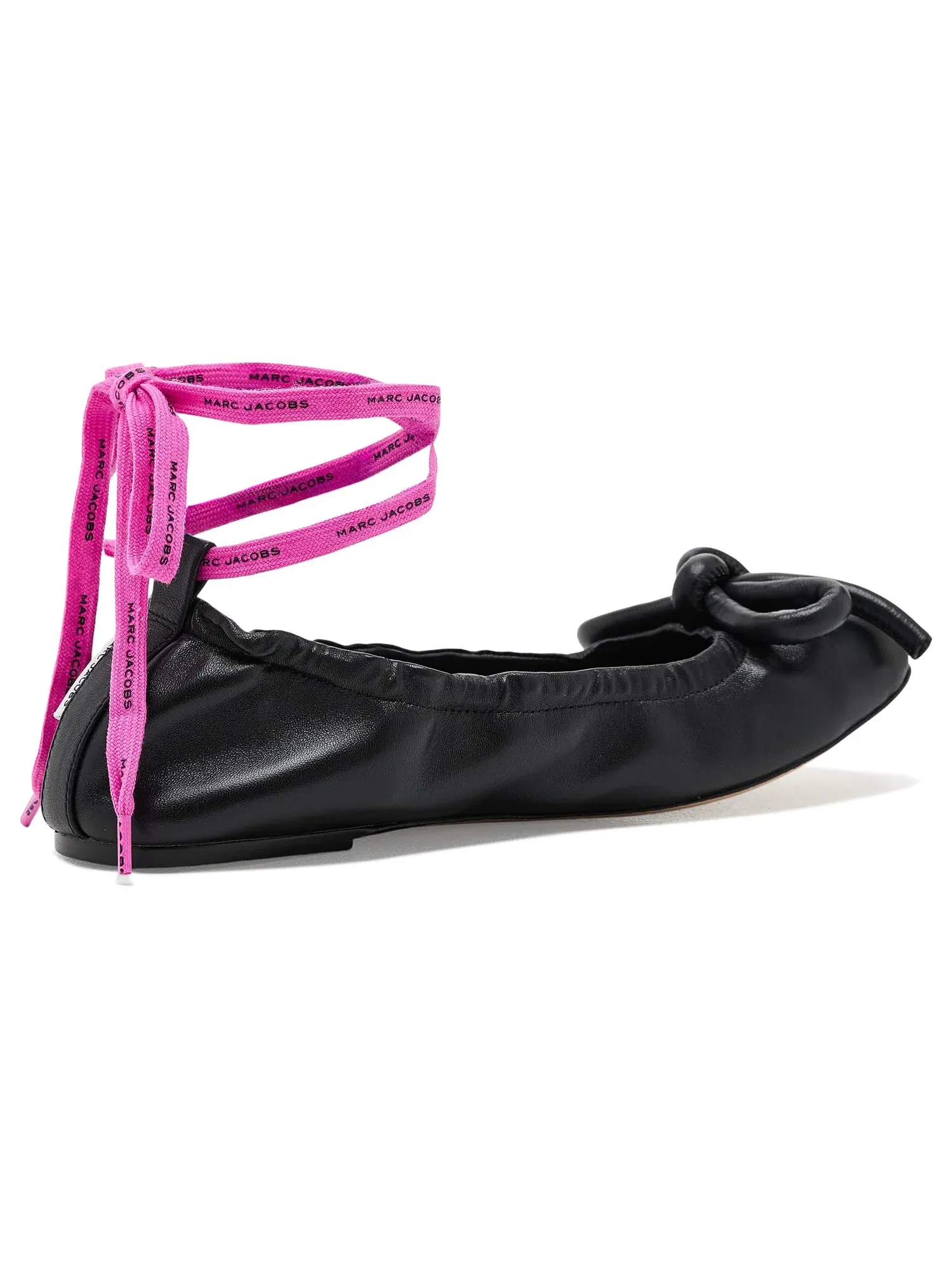 Балетки The Bow Lace-Up Ballerina Marc Jacobs — изображение 2 из 4, черный