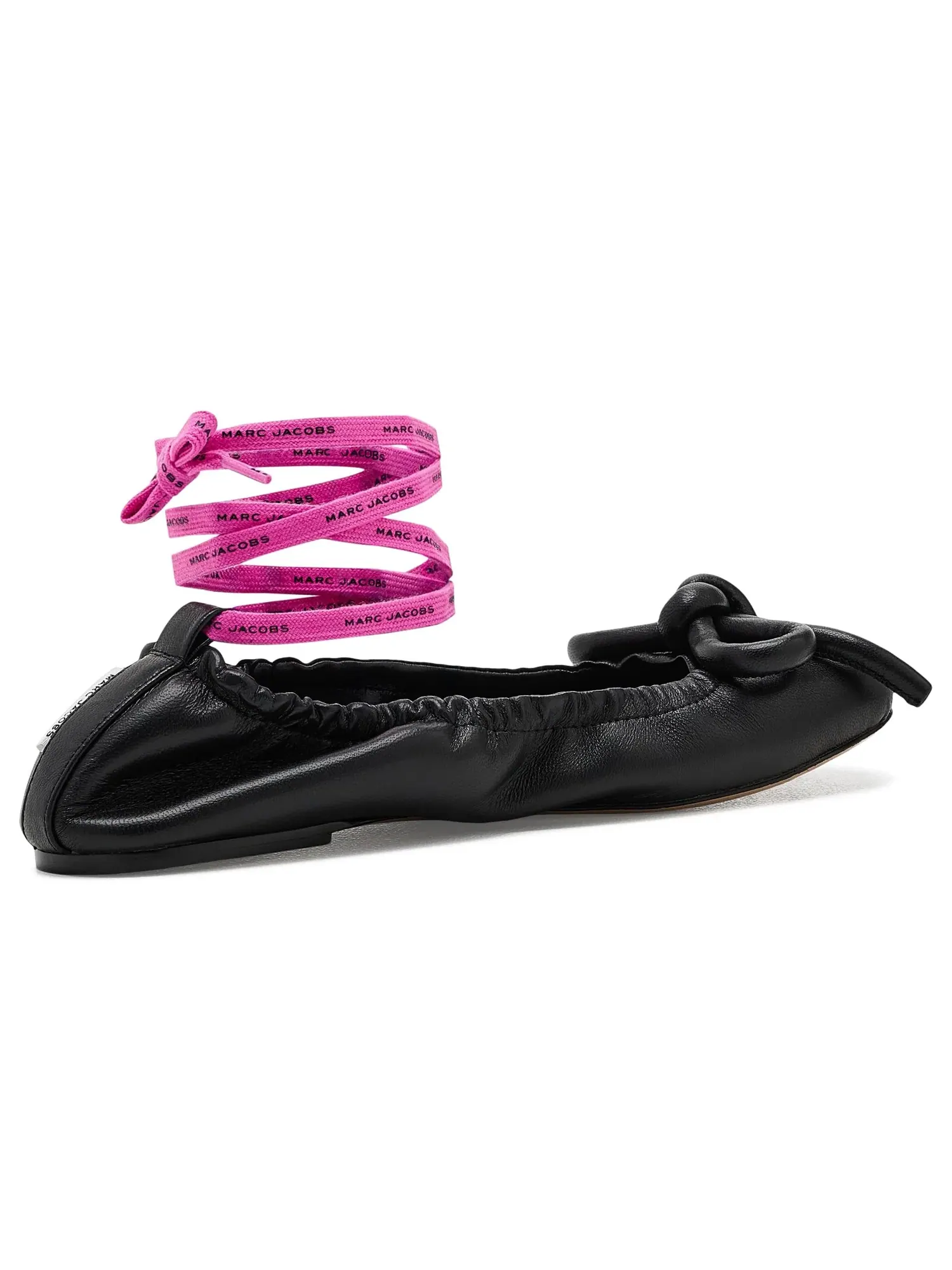 Балетки The Bow Lace-Up Ballerina Marc Jacobs — изображение 3 из 4, черный