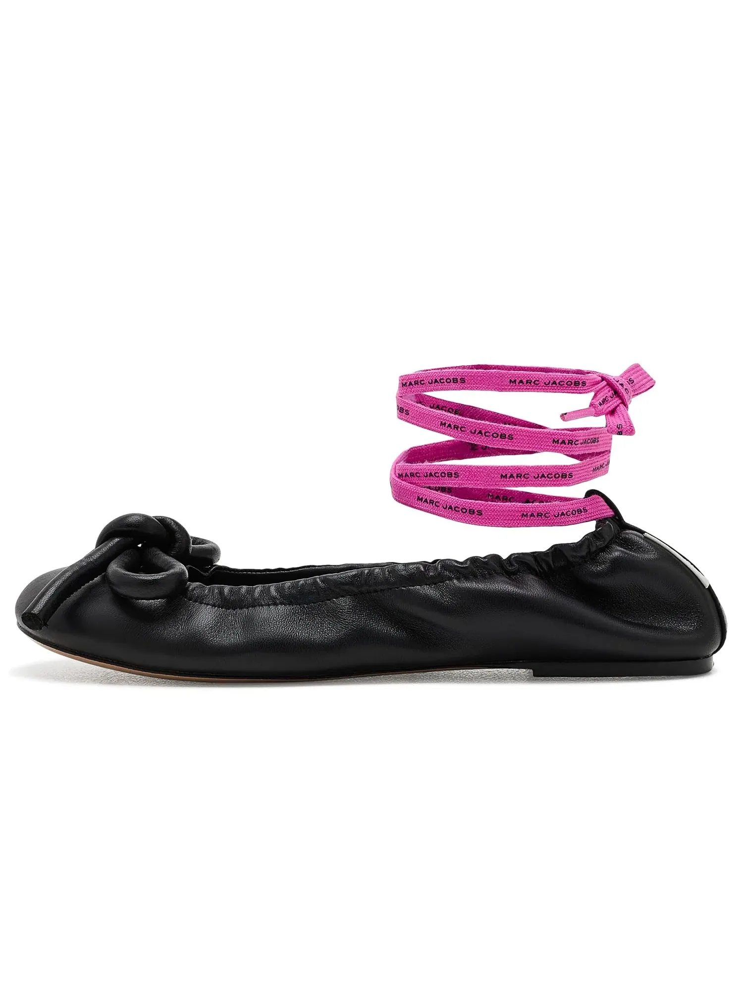Балетки The Bow Lace-Up Ballerina Marc Jacobs — изображение 4 из 4, черный
