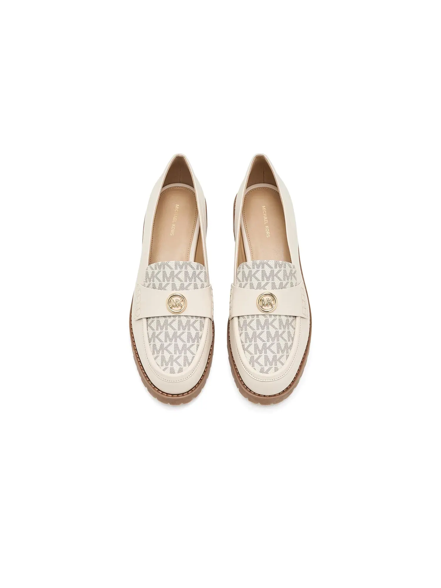 Лоферы Jaelyn Lug Loafers Michael Michael Kors — изображение 2 из 4, ванильный