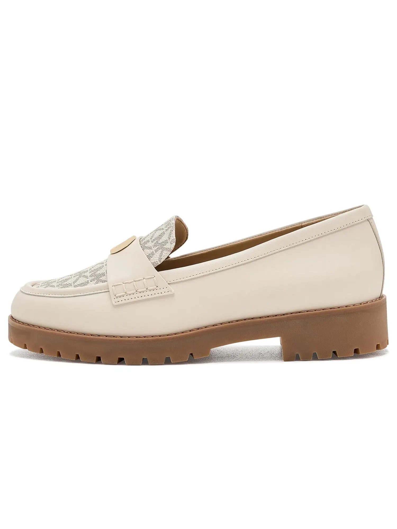 Лоферы Jaelyn Lug Loafers Michael Michael Kors — изображение 4 из 4, ванильный