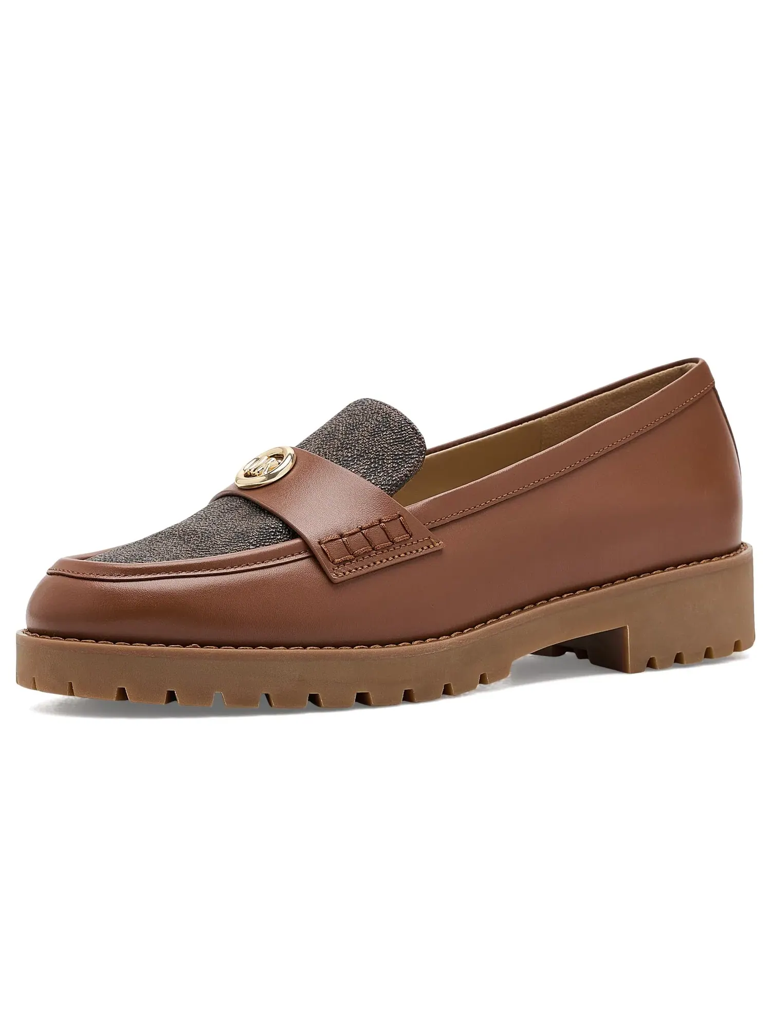 Лоферы Jaelyn Lug Loafers Michael Michael Kors — изображение 1 из 4, коричневый