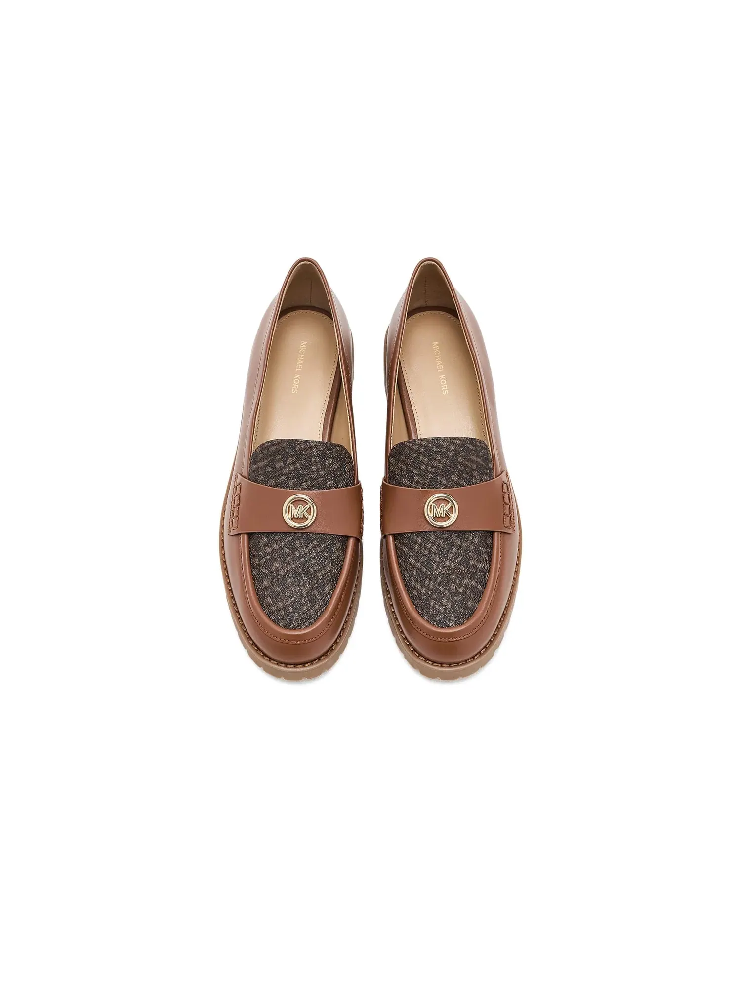 Лоферы Jaelyn Lug Loafers Michael Michael Kors — изображение 2 из 4, коричневый