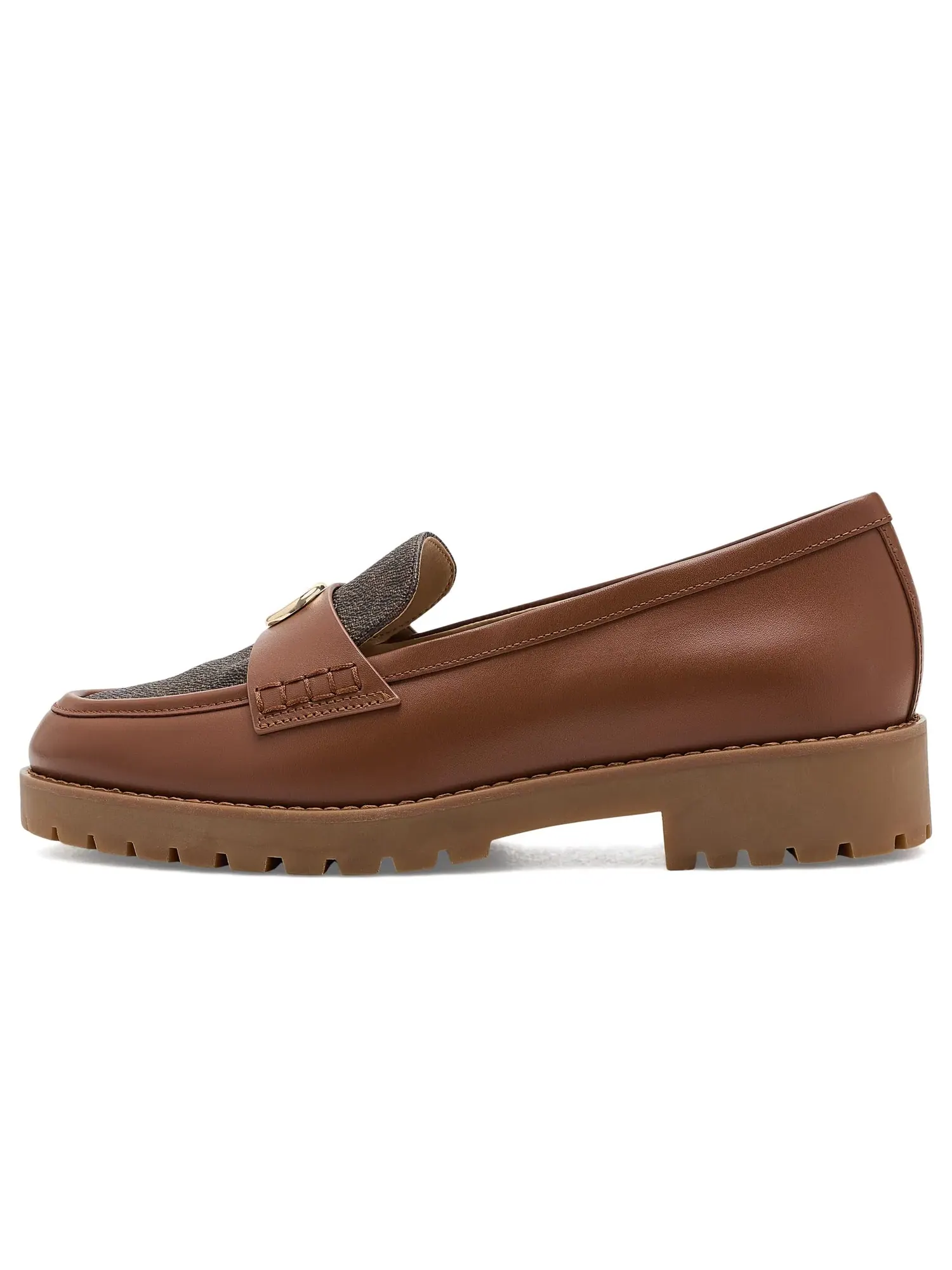 Лоферы Jaelyn Lug Loafers Michael Michael Kors — изображение 4 из 4, коричневый