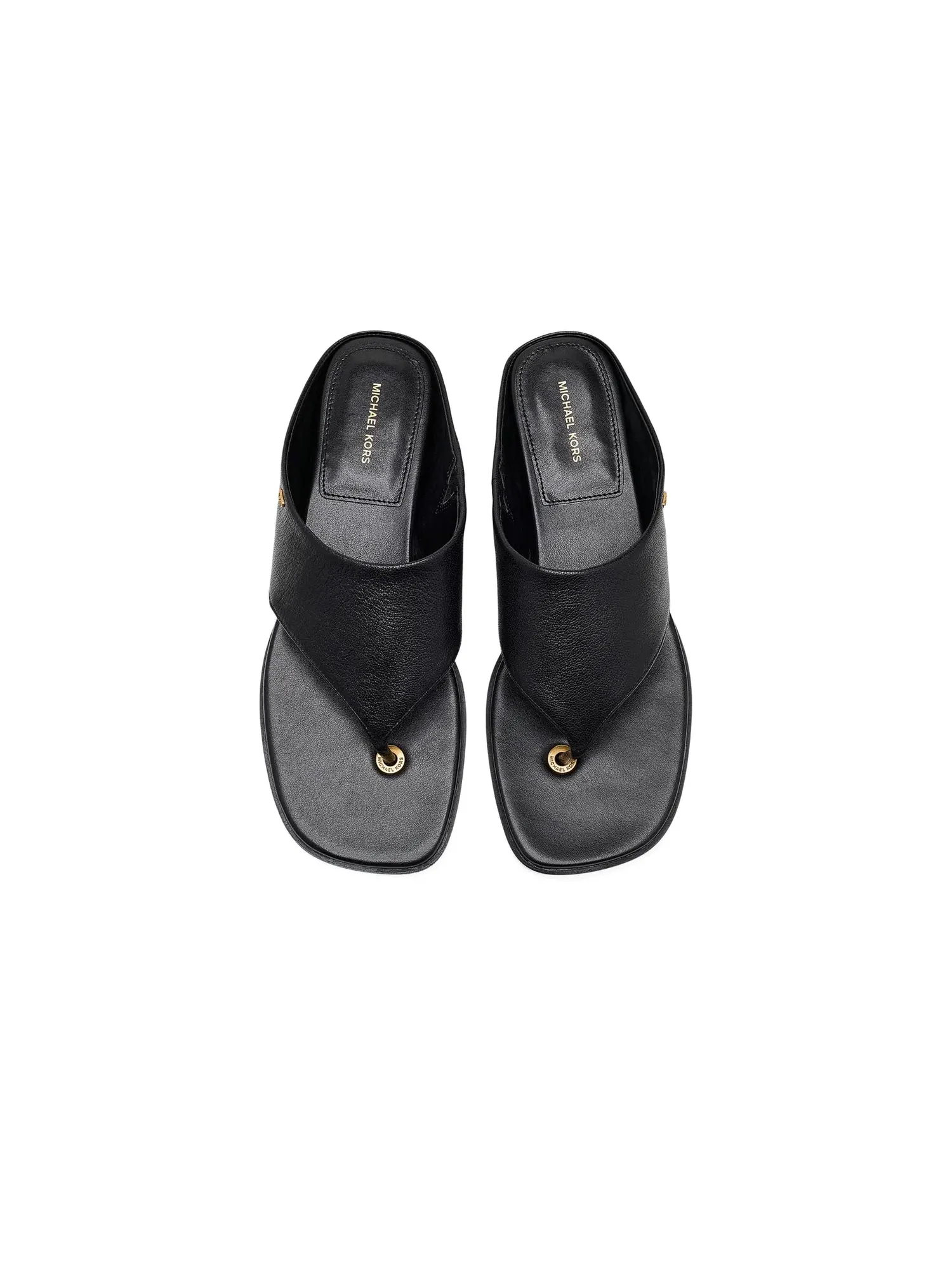 Сандалии-вьетнамки Alster Michael Michael Kors — изображение 2 из 4, черный