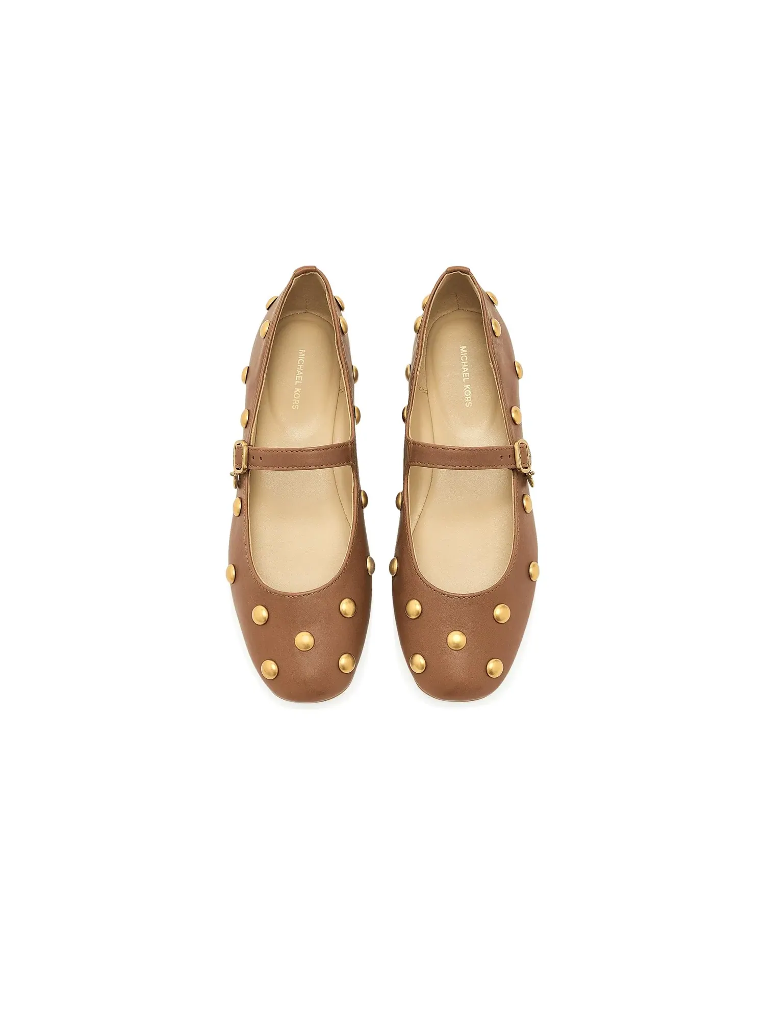 Балетки Nellie Flex Ballet Michael Michael Kors — изображение 2 из 4, коричневый