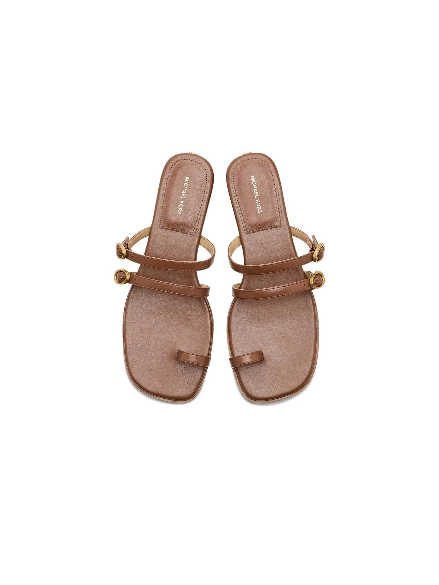 Сандалии Kya Flat Michael Michael Kors — изображение 2 из 4, коричневый