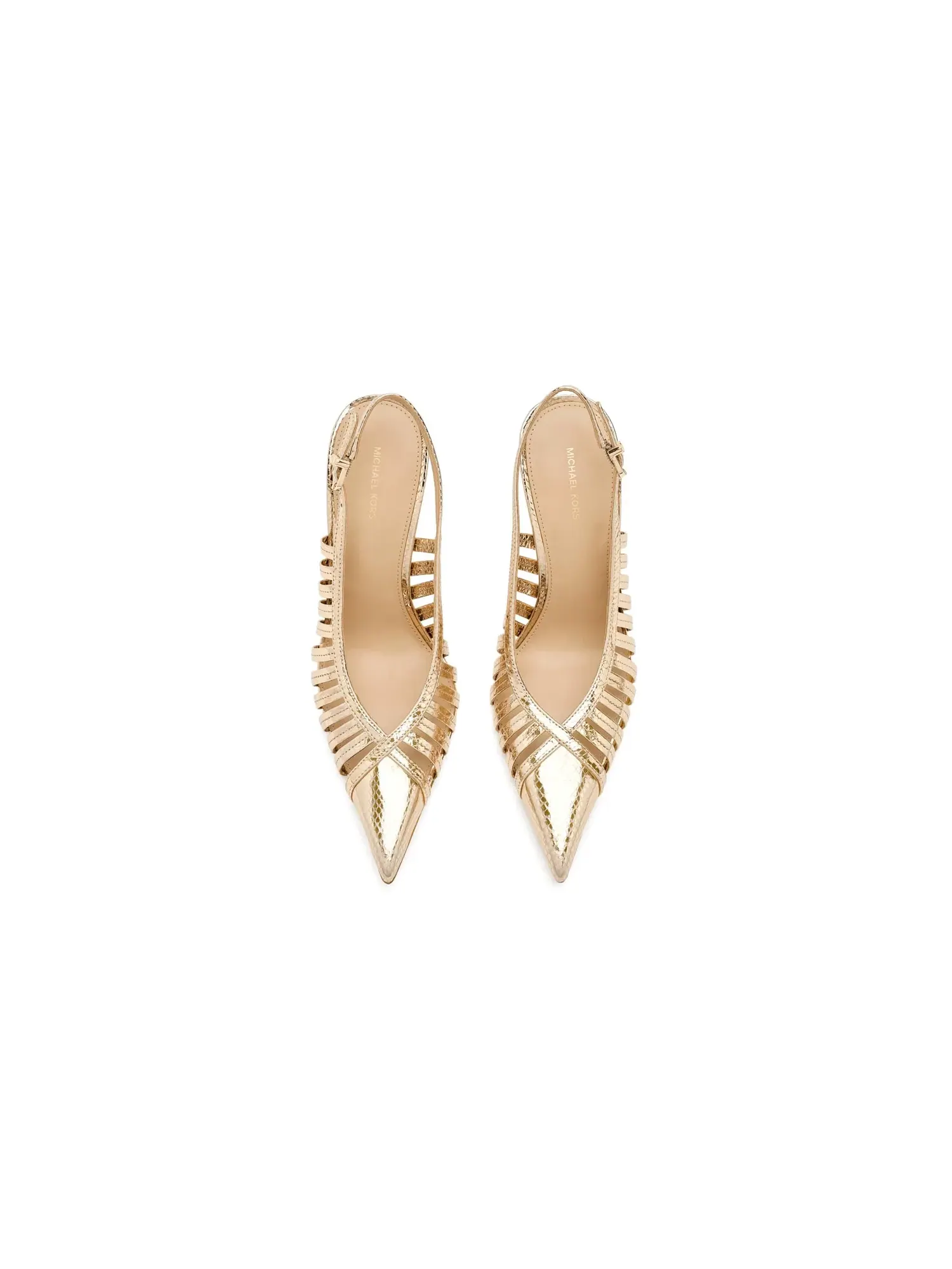 Туфли на высоком каблуке Adriana High Pumps Michael Michael Kors — изображение 2 из 4, бледный золотистый