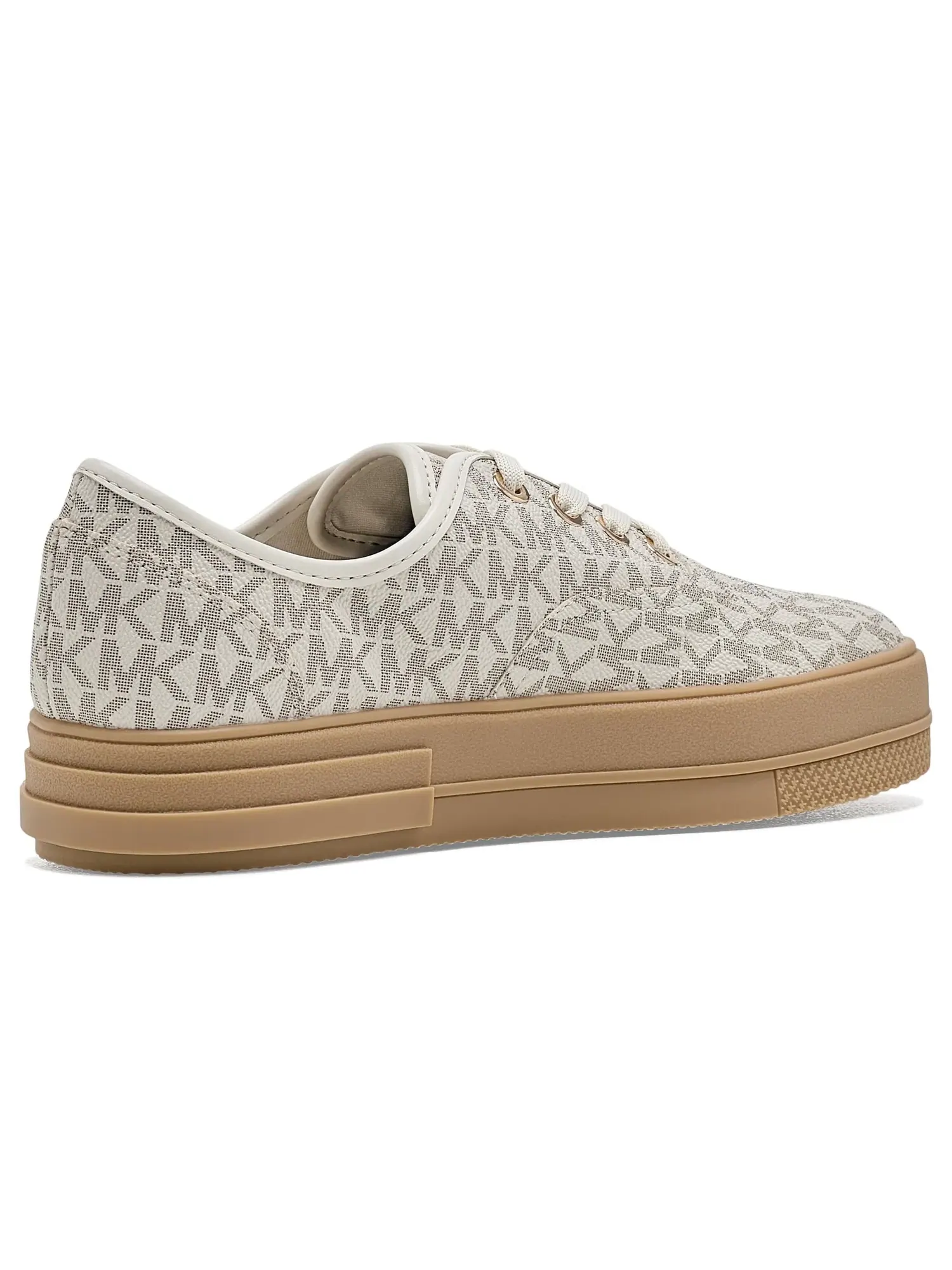 Кроссовки на шнуровке Lindsey Lace-Up Michael Michael Kors — изображение 3 из 4, ванильный