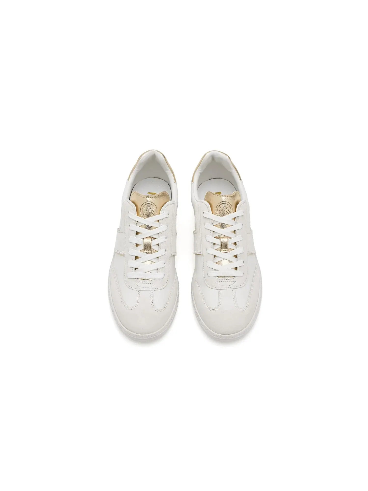 Кроссовки на шнуровке Jovie Lace-Up Michael Michael Kors — изображение 2 из 4, белый мульти