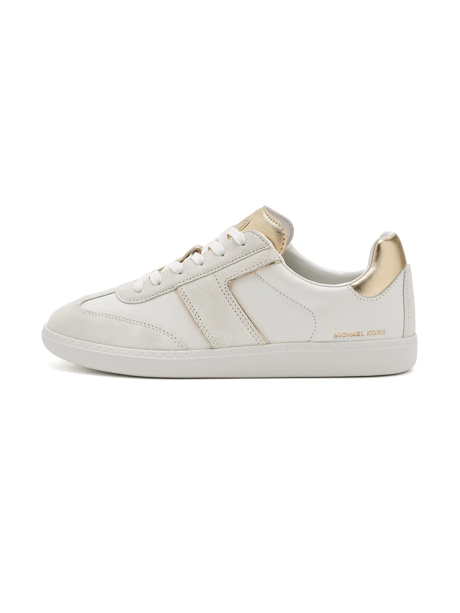 Кроссовки на шнуровке Jovie Lace-Up Michael Michael Kors — изображение 4 из 4, белый мульти
