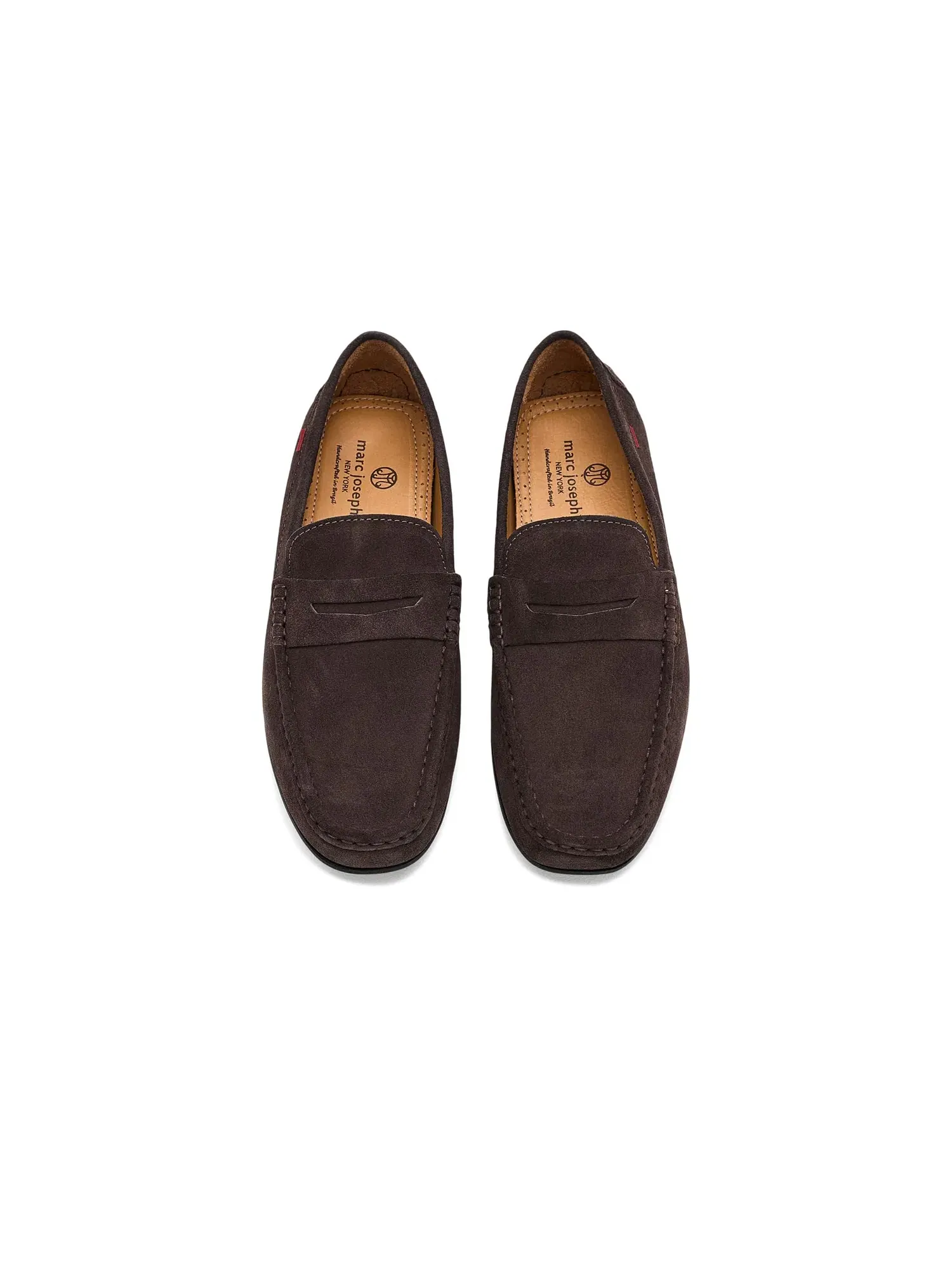 Лоферы West Village Penny Loafers Marc Joseph New York — изображение 2 из 4, коричневый
