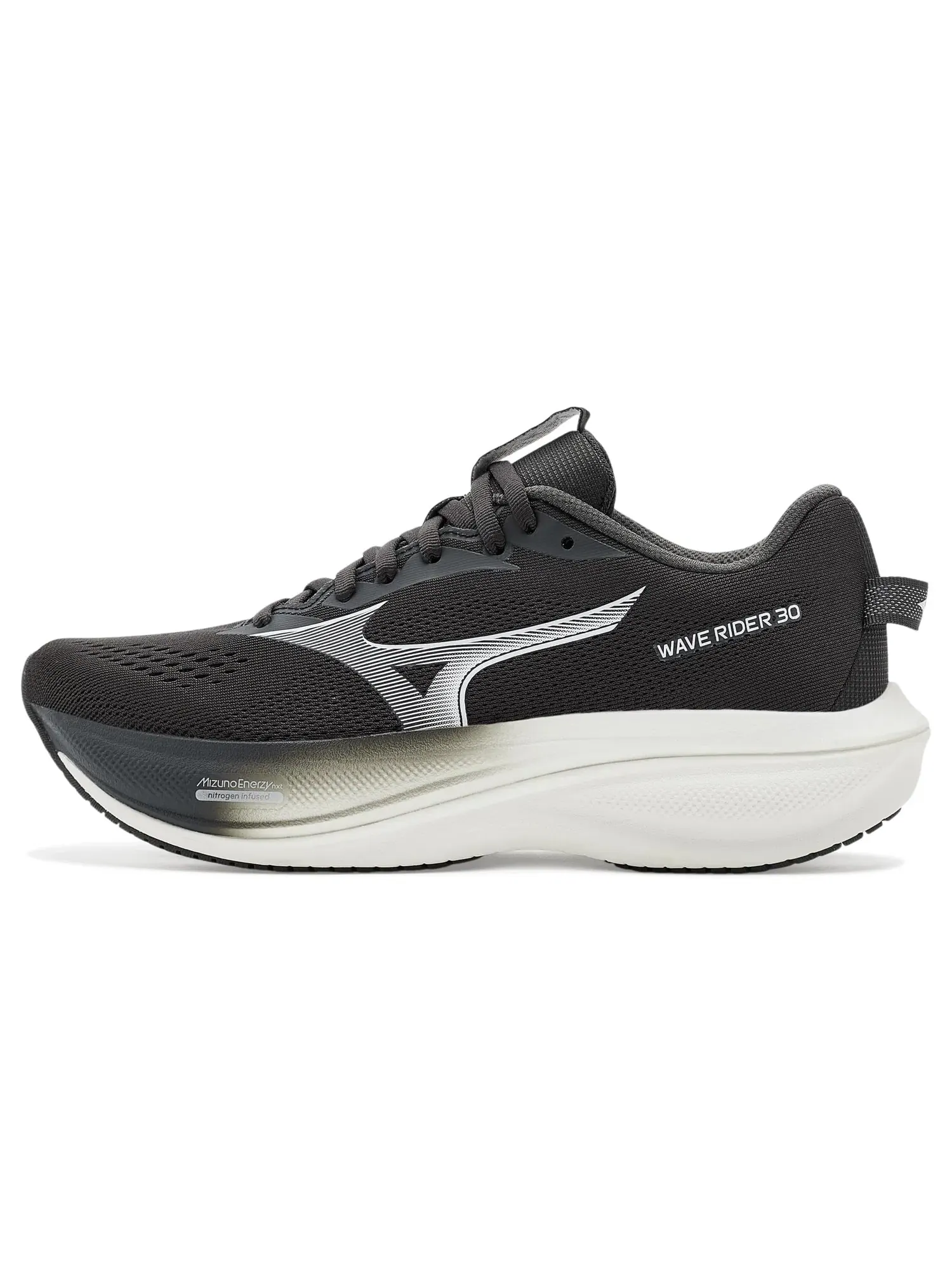 Кроссовки Wave Rider 30 Mizuno — изображение 4 из 4, черный песочный/белый