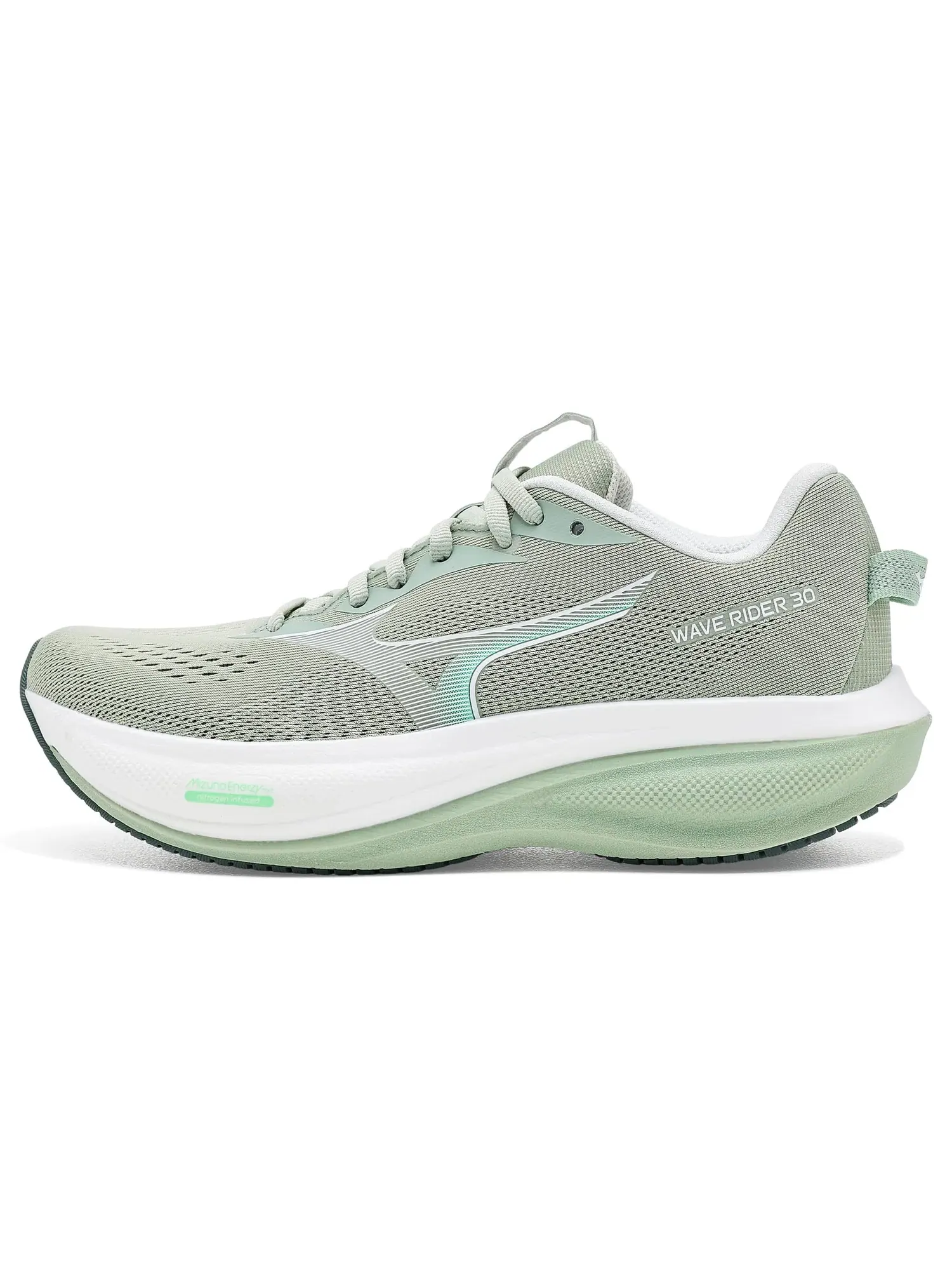 Кроссовки Wave Rider 30 Mizuno — изображение 4 из 4, зеленый
