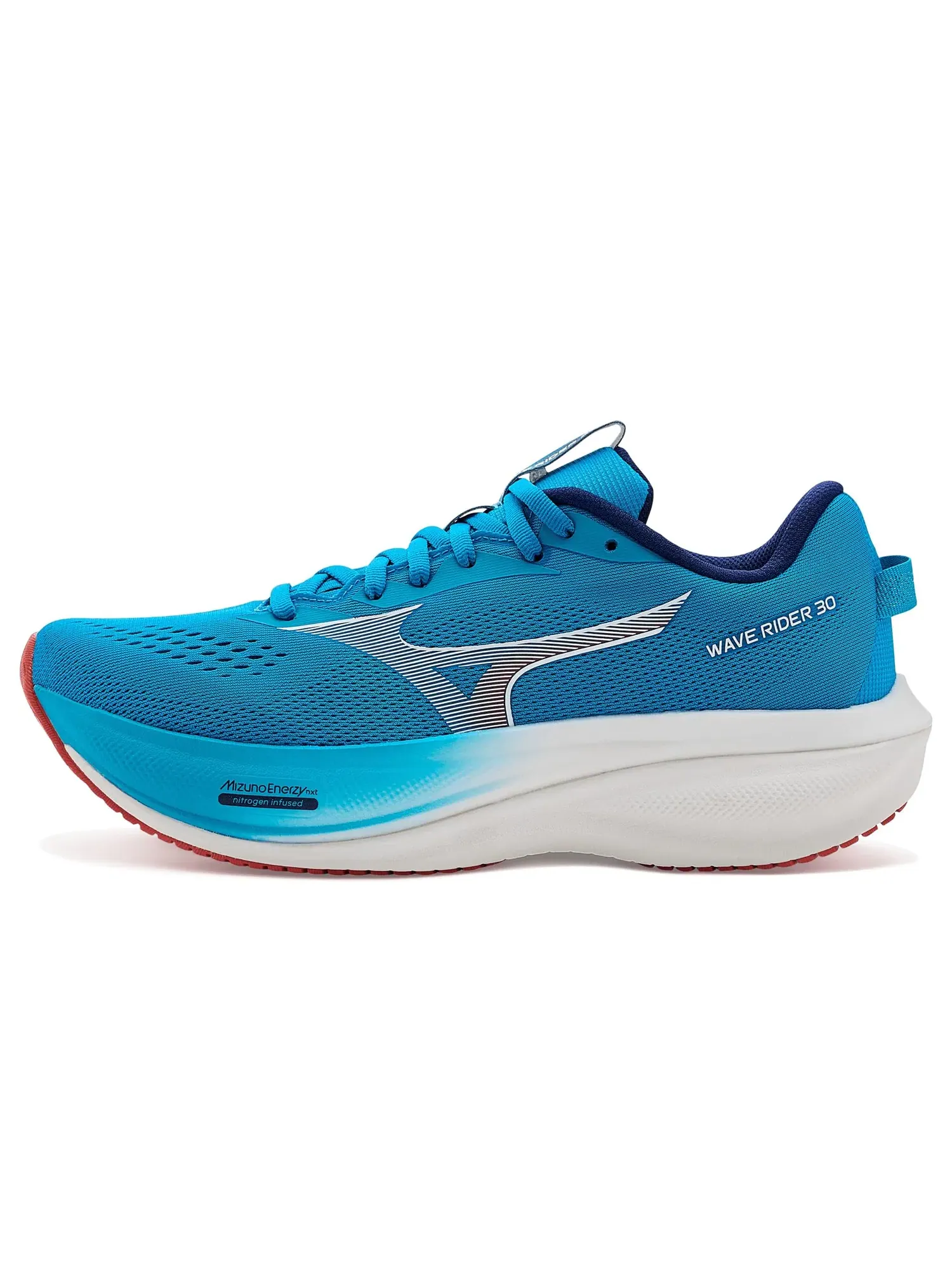 Кроссовки Wave Rider 30 Mizuno — изображение 4 из 4, синий/белый