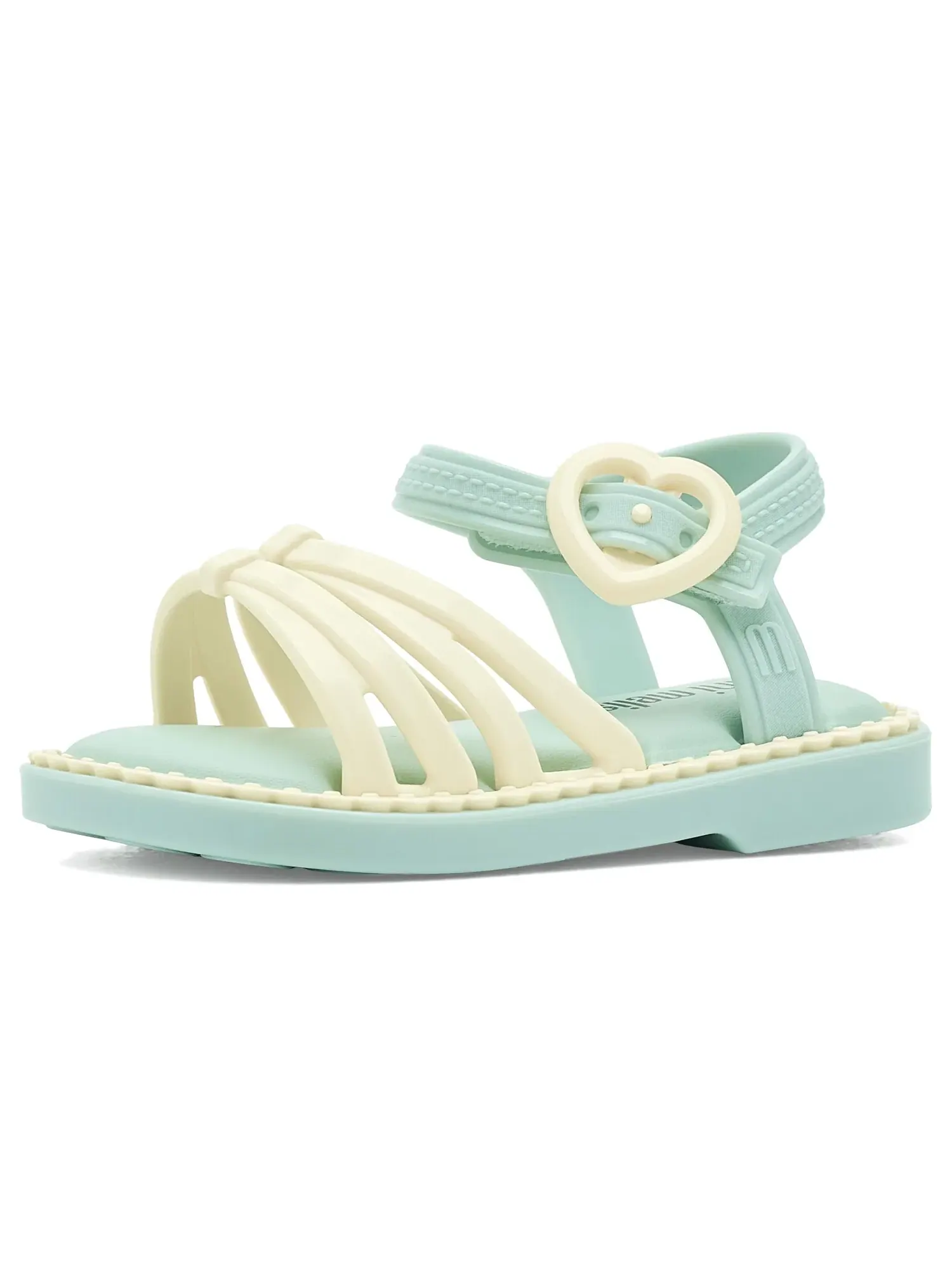 Сандалии Aurora (для малышей и маленьких детей) Mini Melissa — изображение 1 из 4, зеленый/бежевый